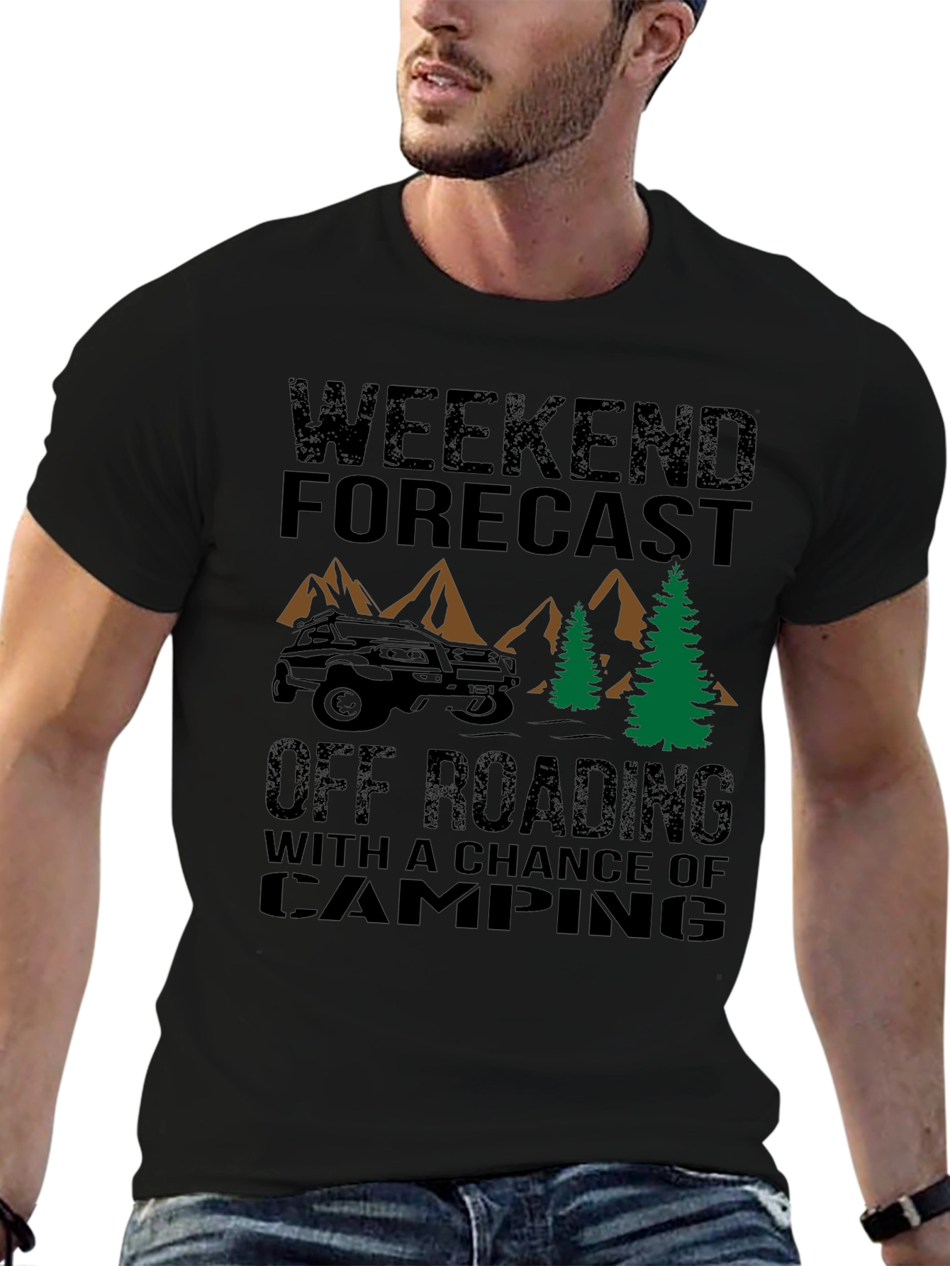 Off-Roading Weekend Forecast T-Shirt