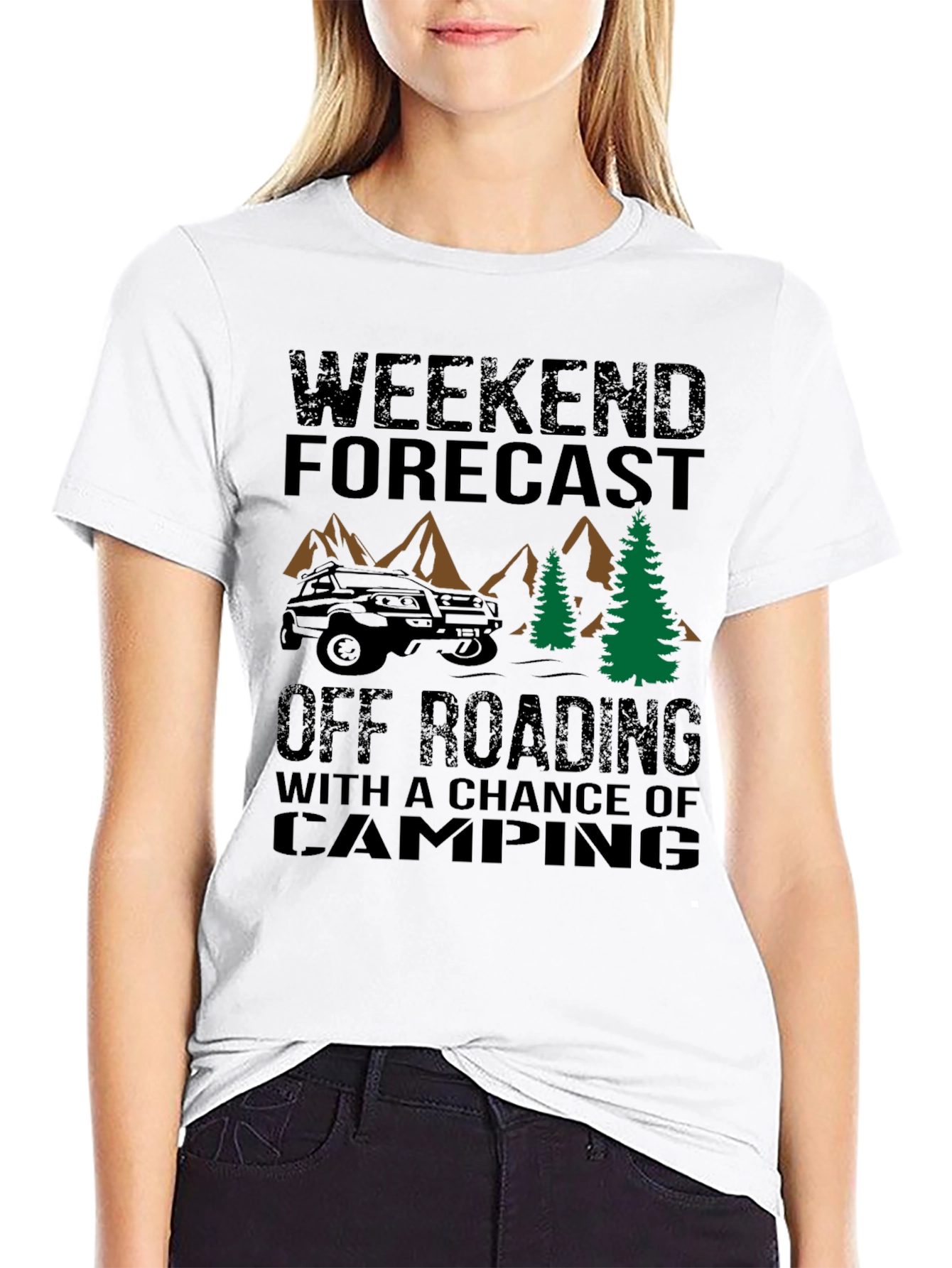 Off-Roading Weekend Forecast T-Shirt