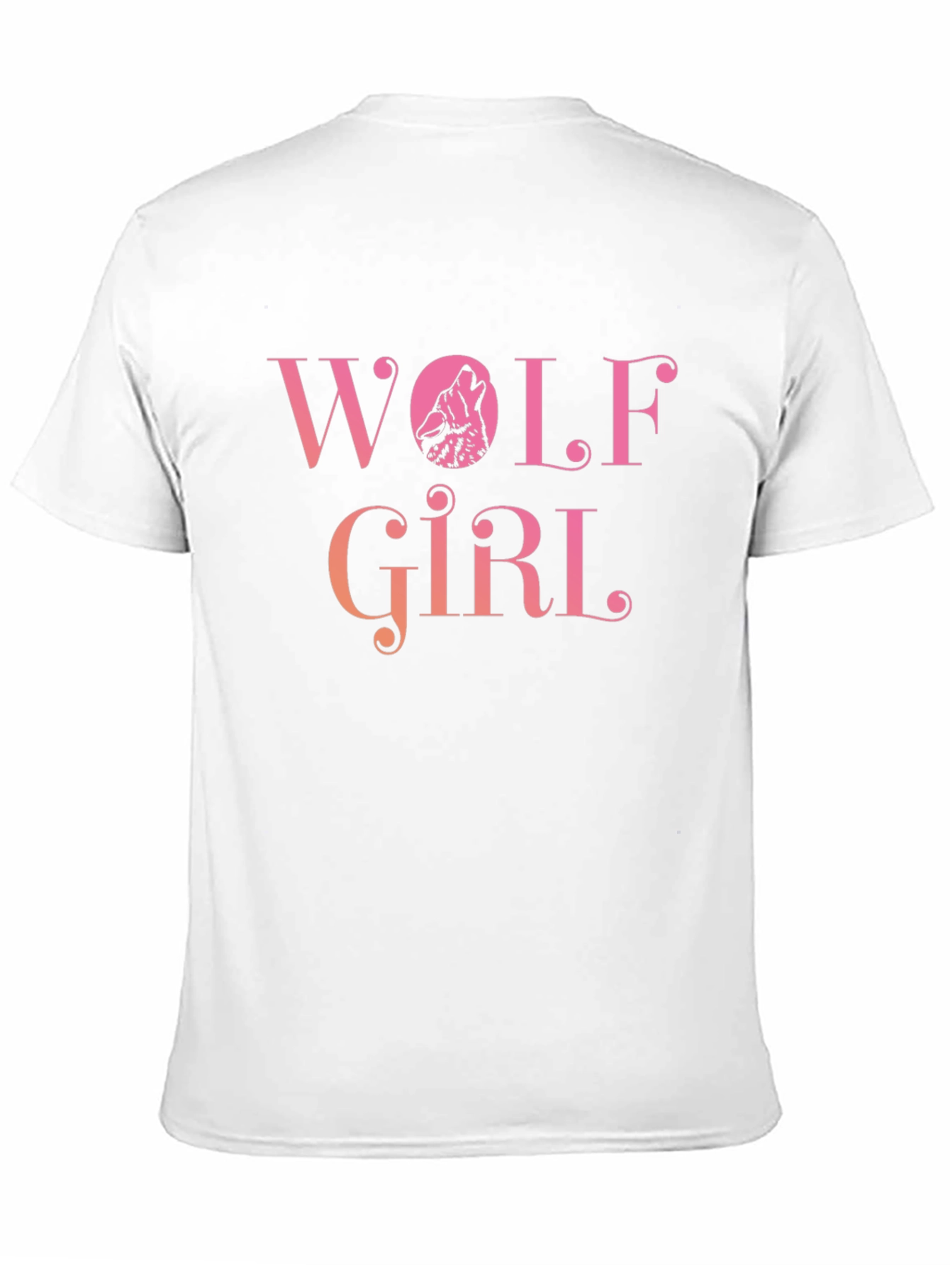 Wolf Girl Graphic Print T-Shirt