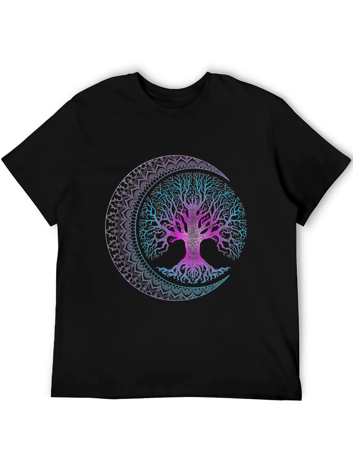 Tree of Life Moon Mandala Graphic Tee