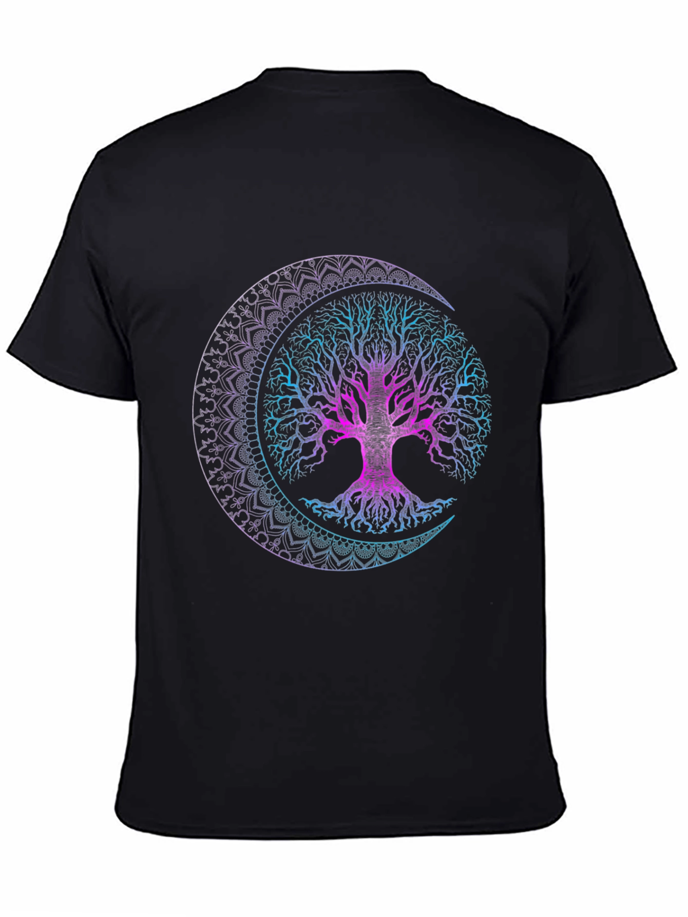 Tree of Life Moon Mandala Graphic Tee