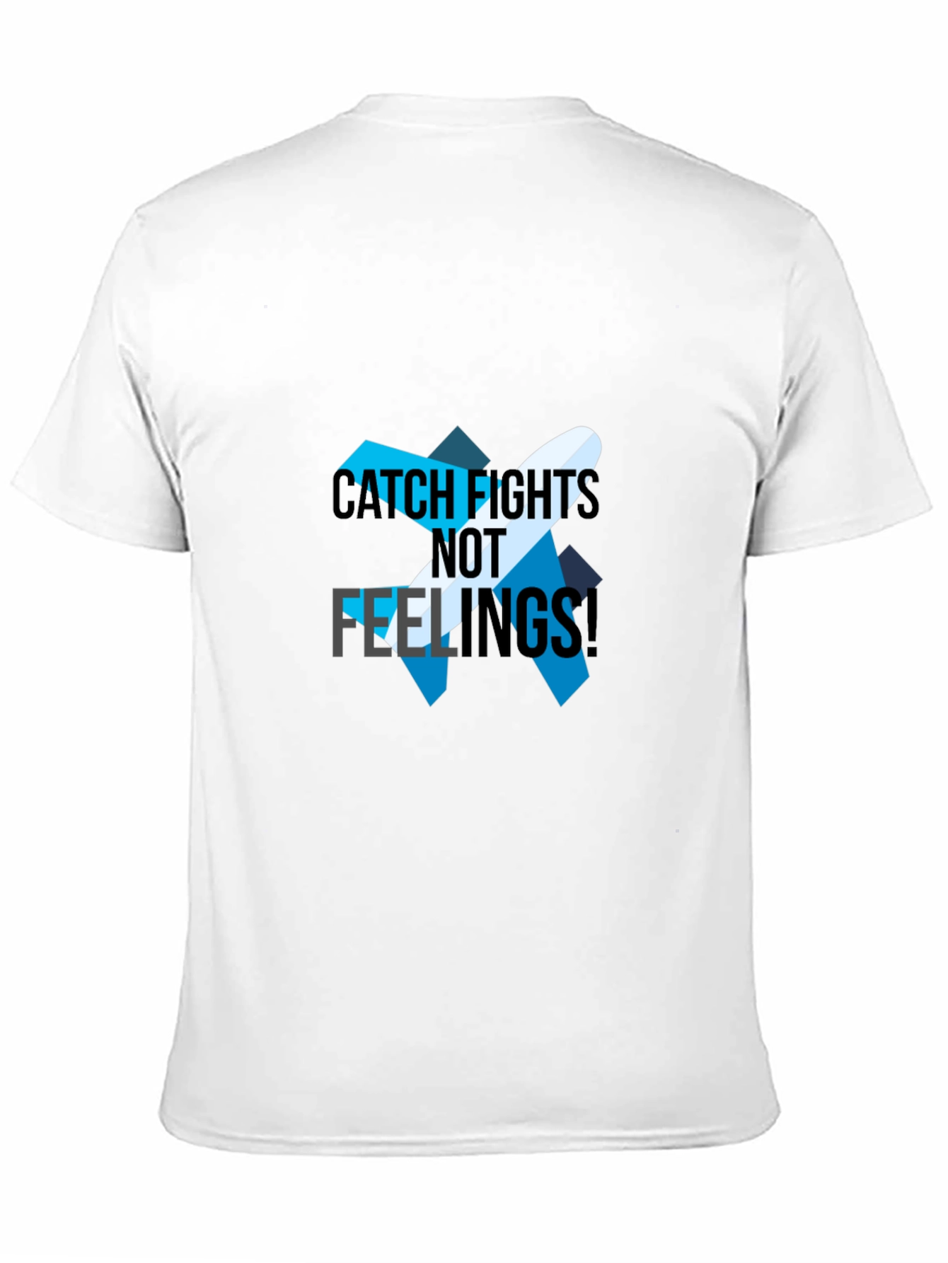 Catch Flights Not Feelings Black T-Shirt