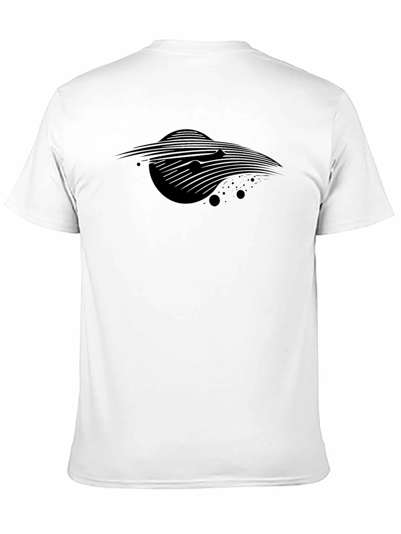 Abstract Black Graphic T-Shirt