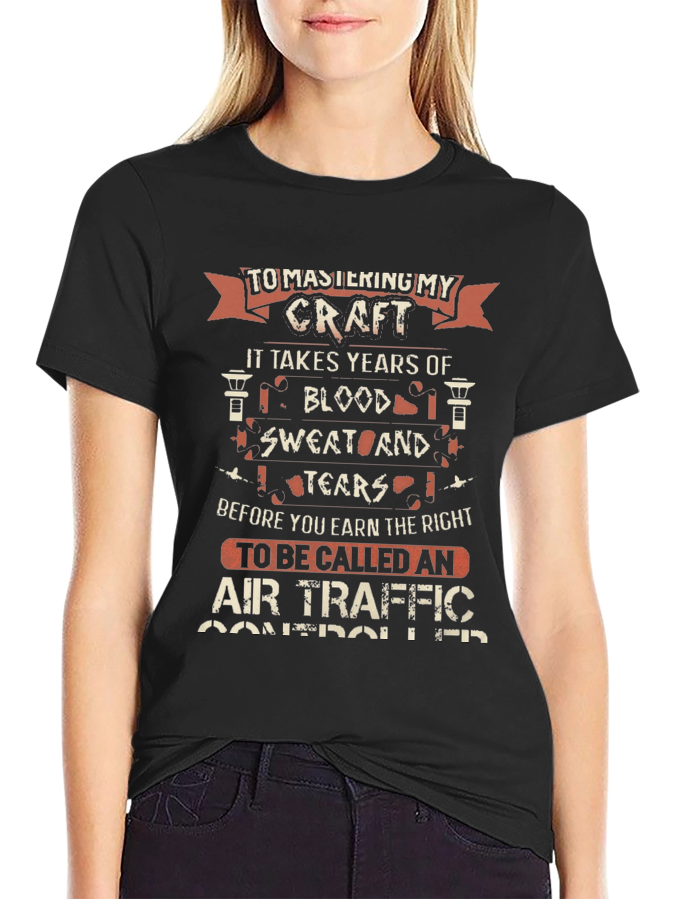 Air Traffic Controller T-Shirt: Craft Blood Sweat & Tears