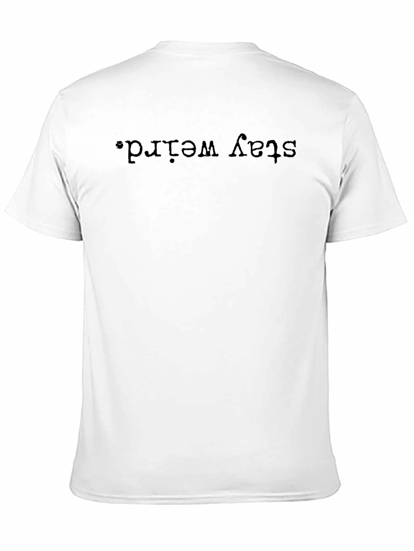 Stay Weird Graphic Tee - Mens Black T-Shirt