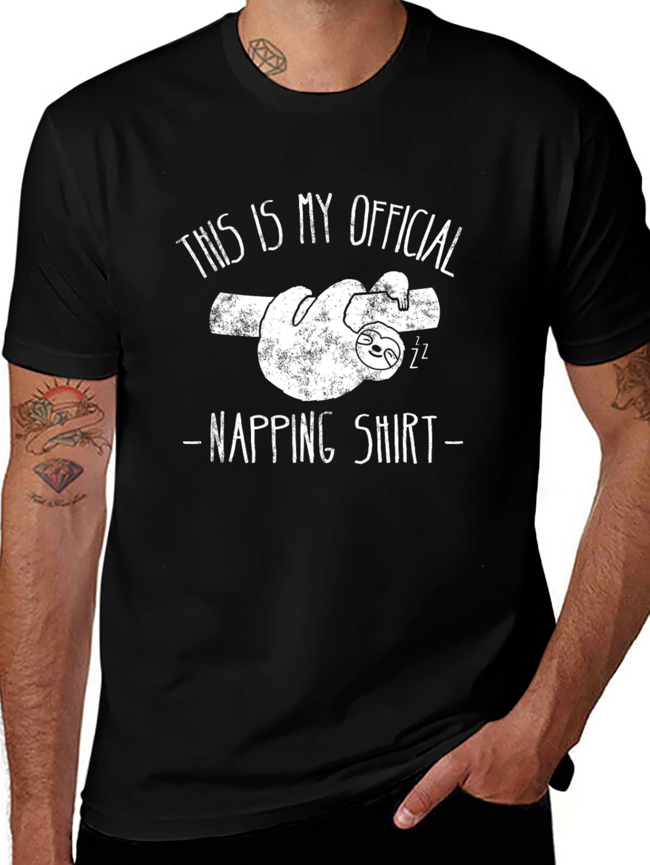 Napping Sloth T-Shirt: Official Sleep Shirt