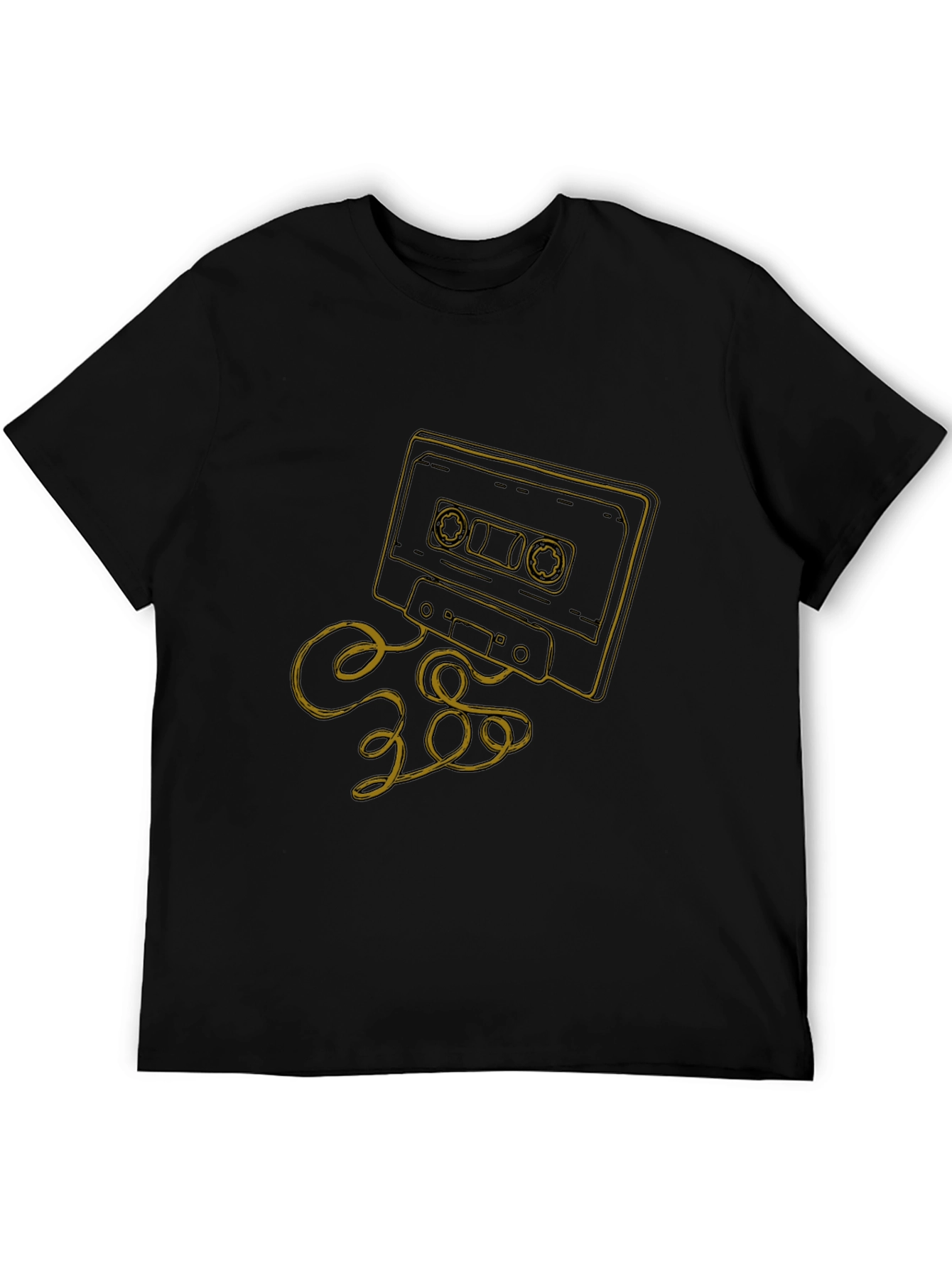 Retro Cassette Tape Graphic T-Shirt - Classic Style