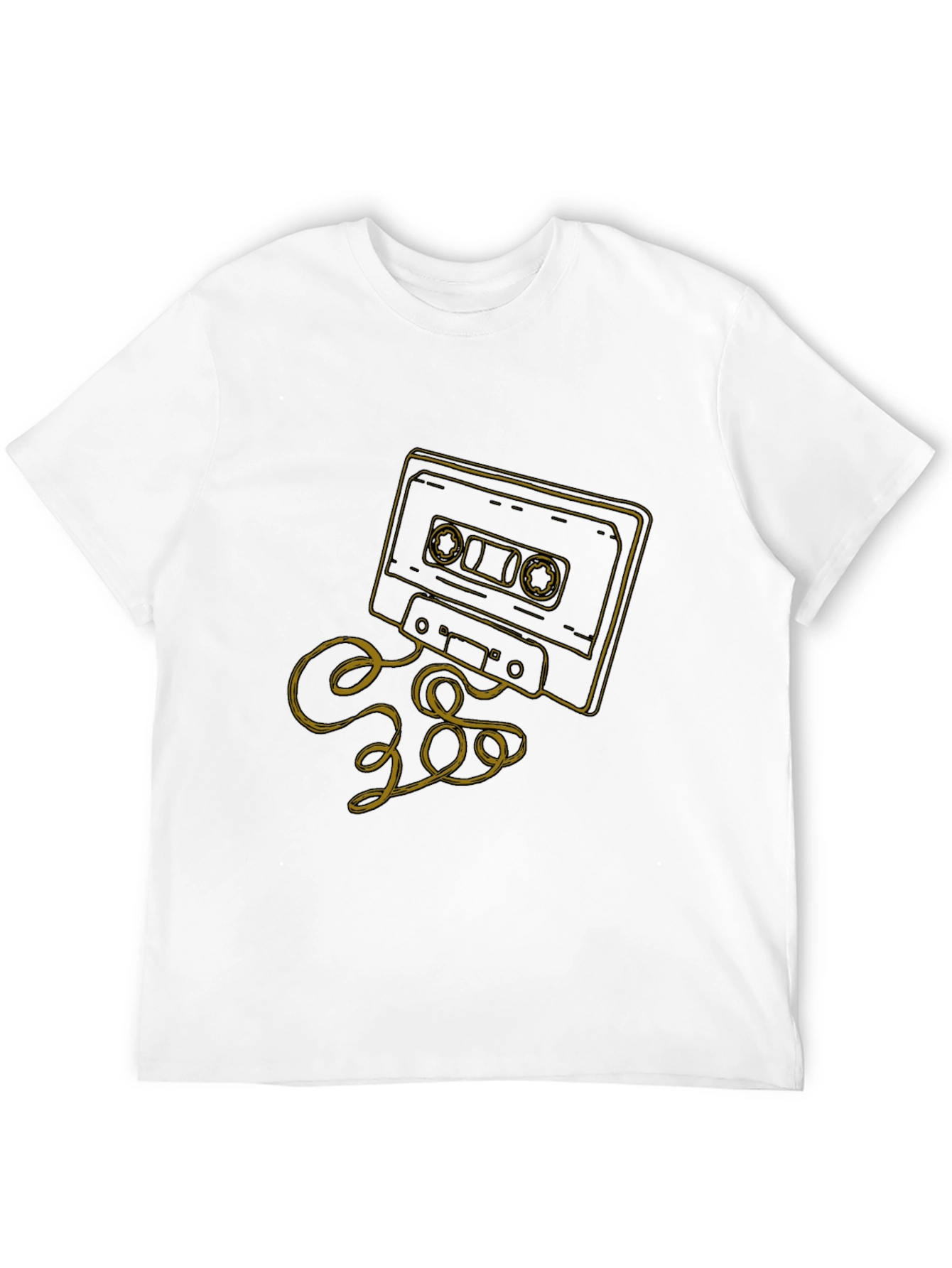 Retro Cassette Tape Graphic T-Shirt - Classic Style