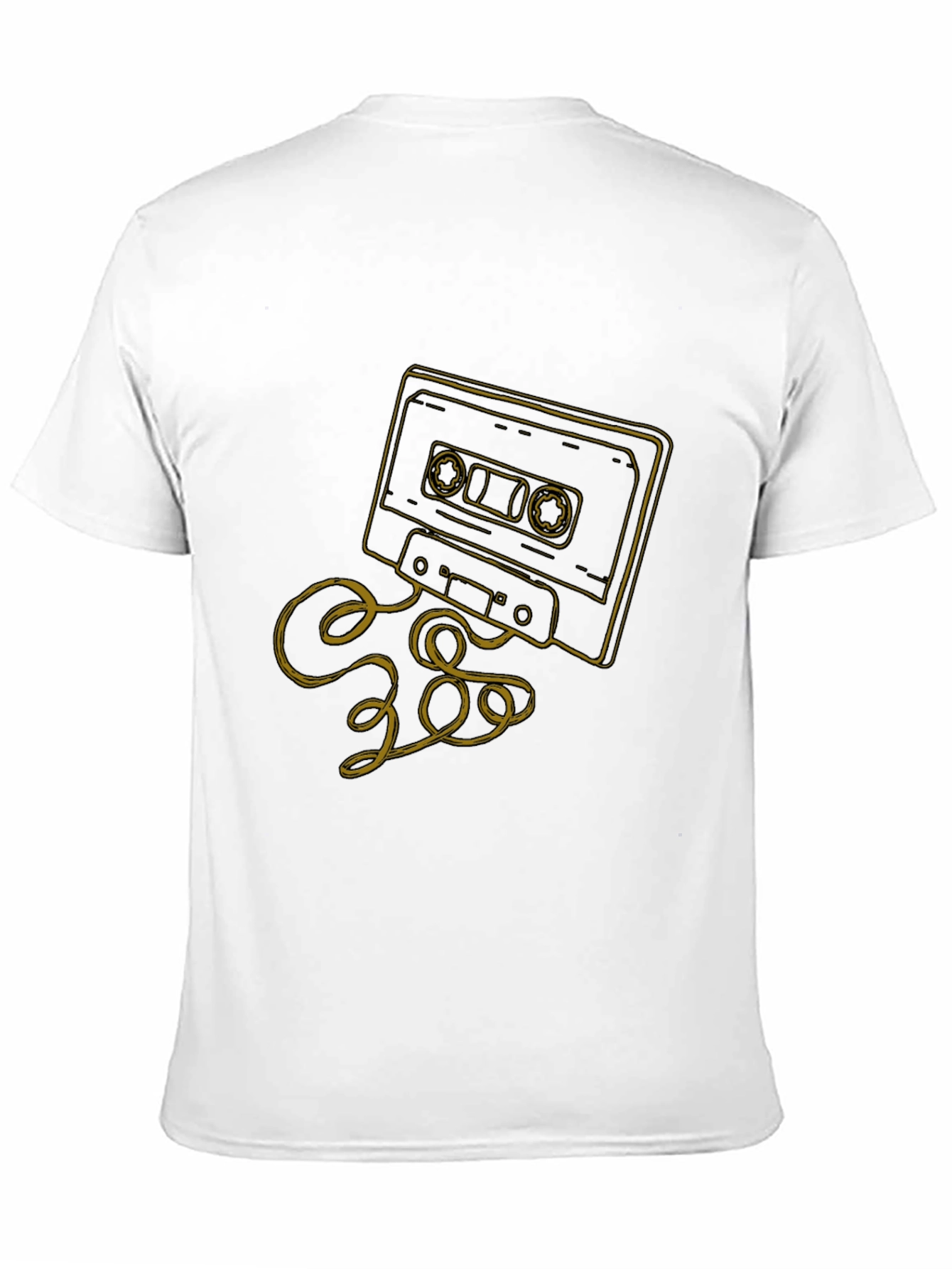 Retro Cassette Tape Graphic T-Shirt - Classic Style