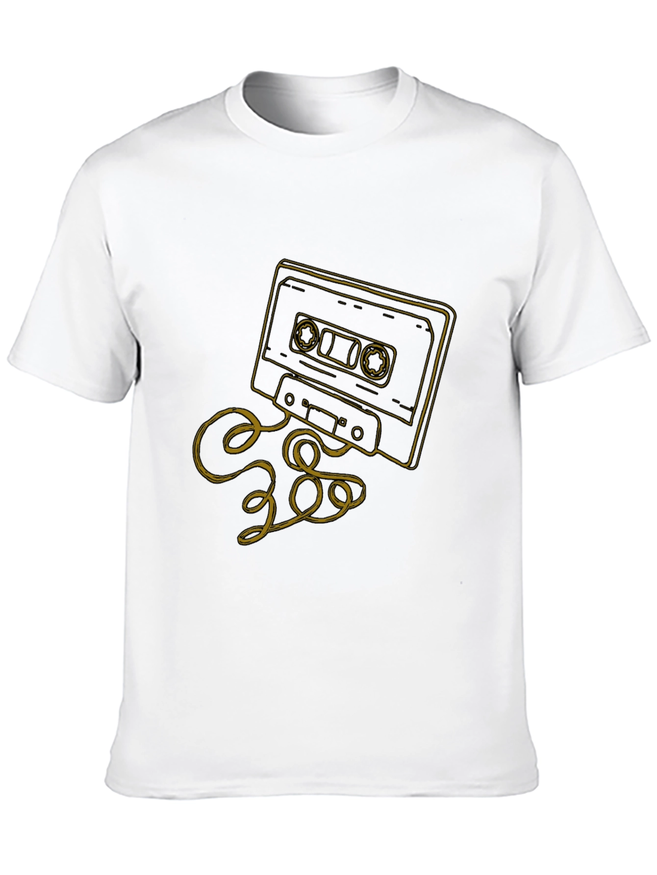 Retro Cassette Tape Graphic T-Shirt - Classic Style