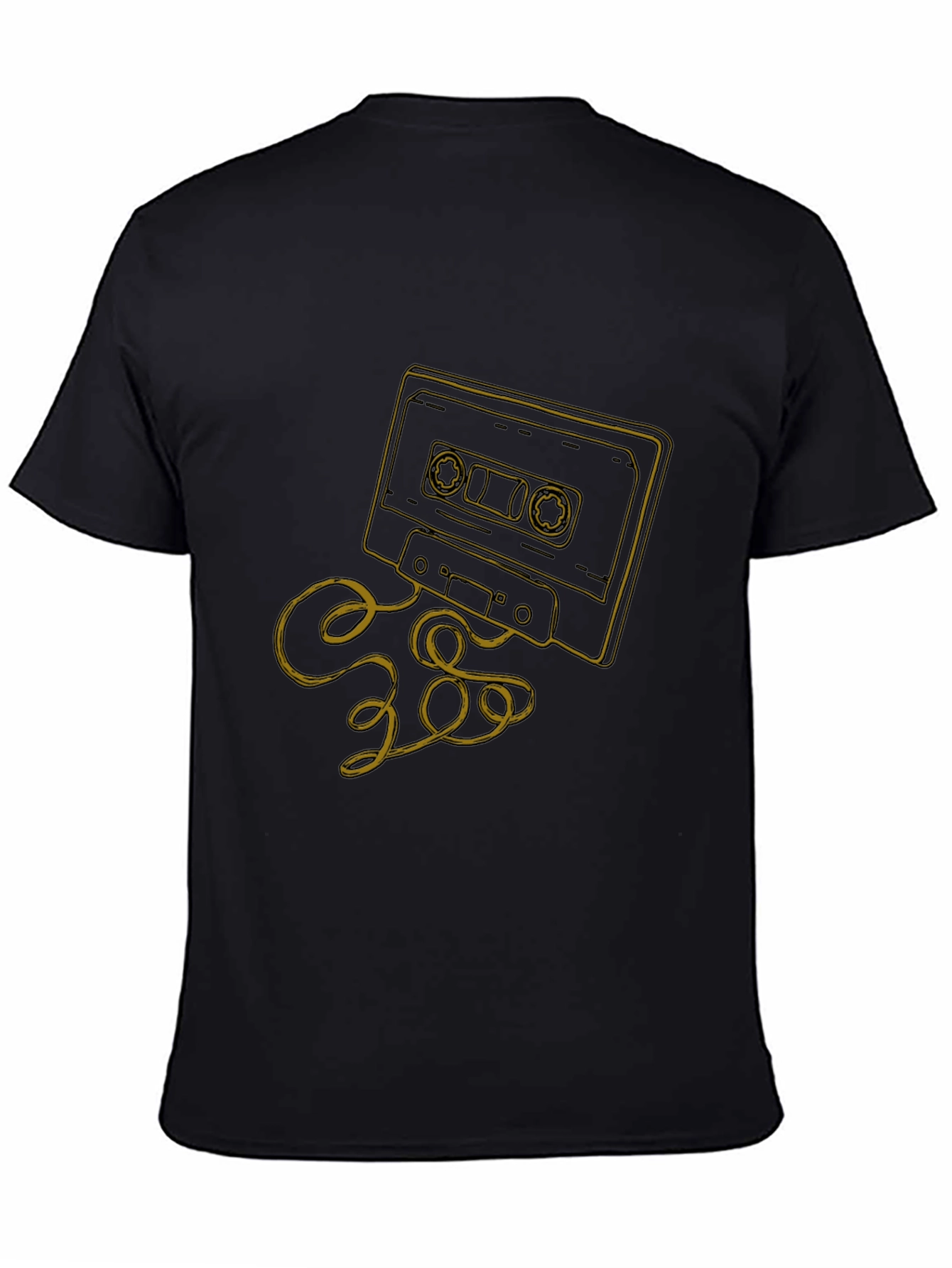 Retro Cassette Tape Graphic T-Shirt - Classic Style