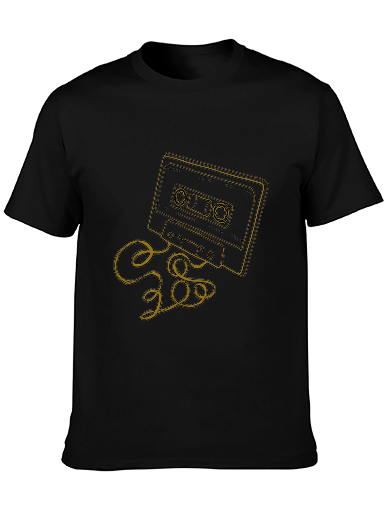 Retro Cassette Tape Graphic T-Shirt - Classic Style