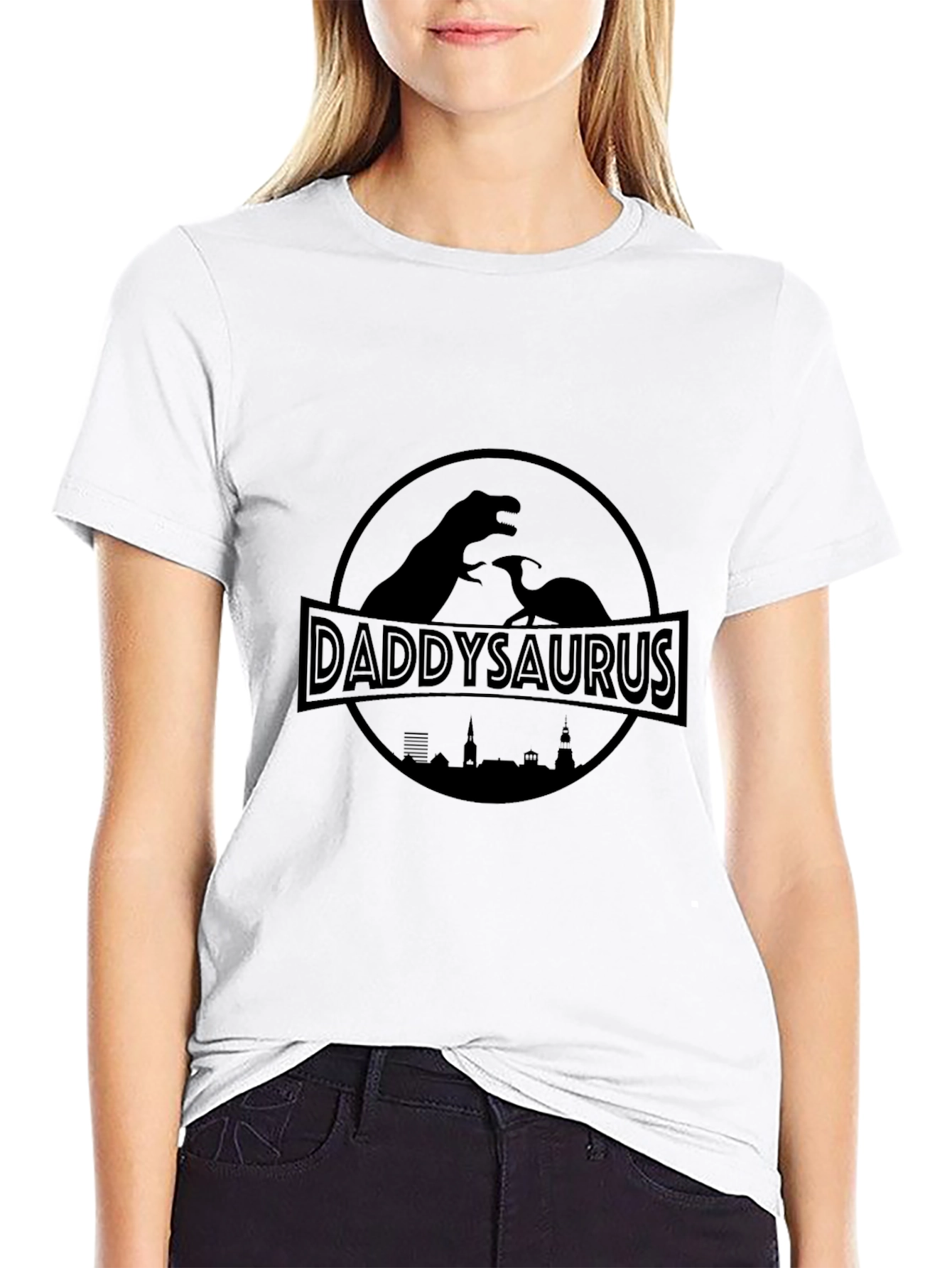 Daddysaurus Dinosaur Fathers Day T-Shirt