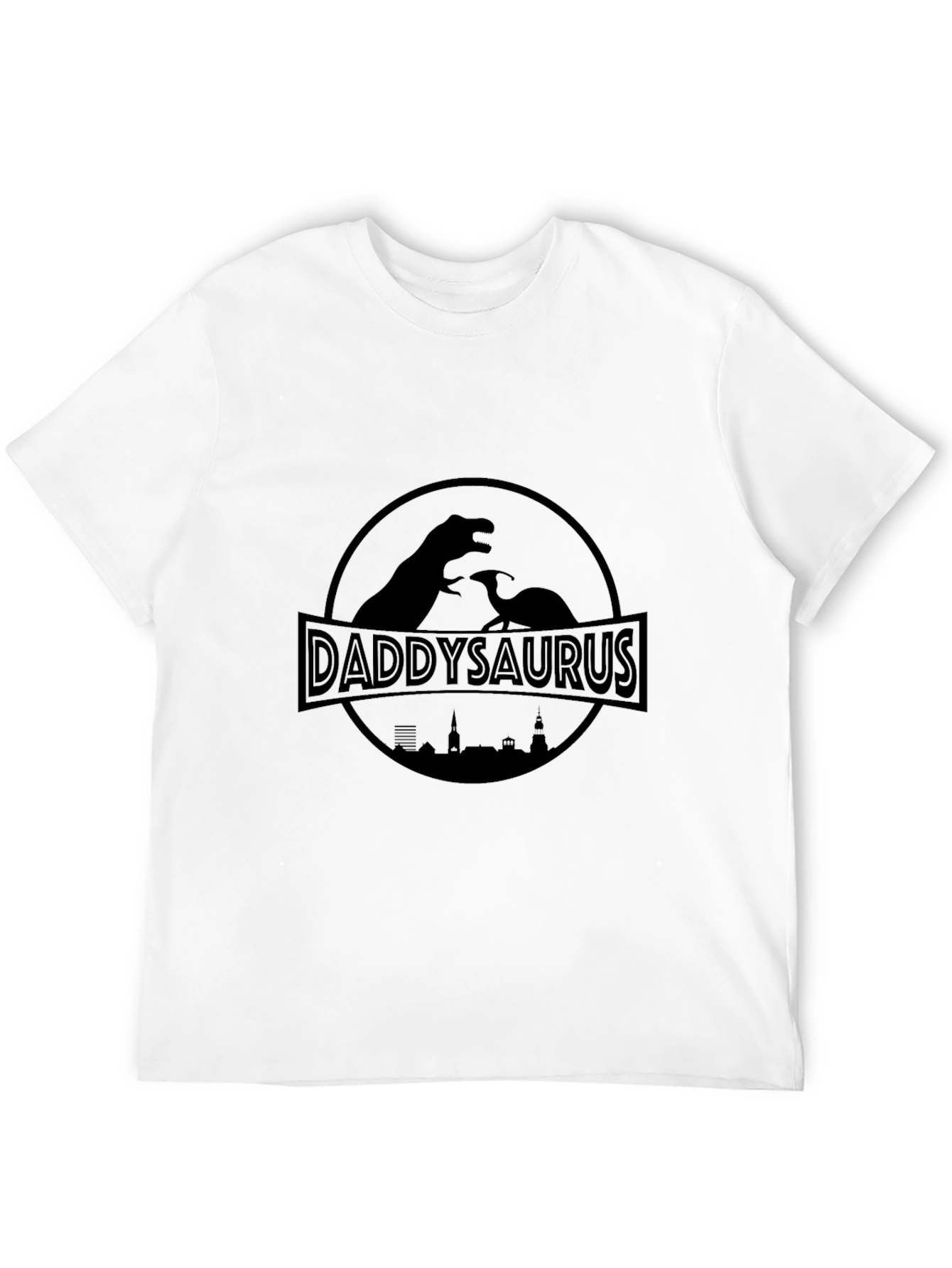 Daddysaurus Dinosaur Fathers Day T-Shirt