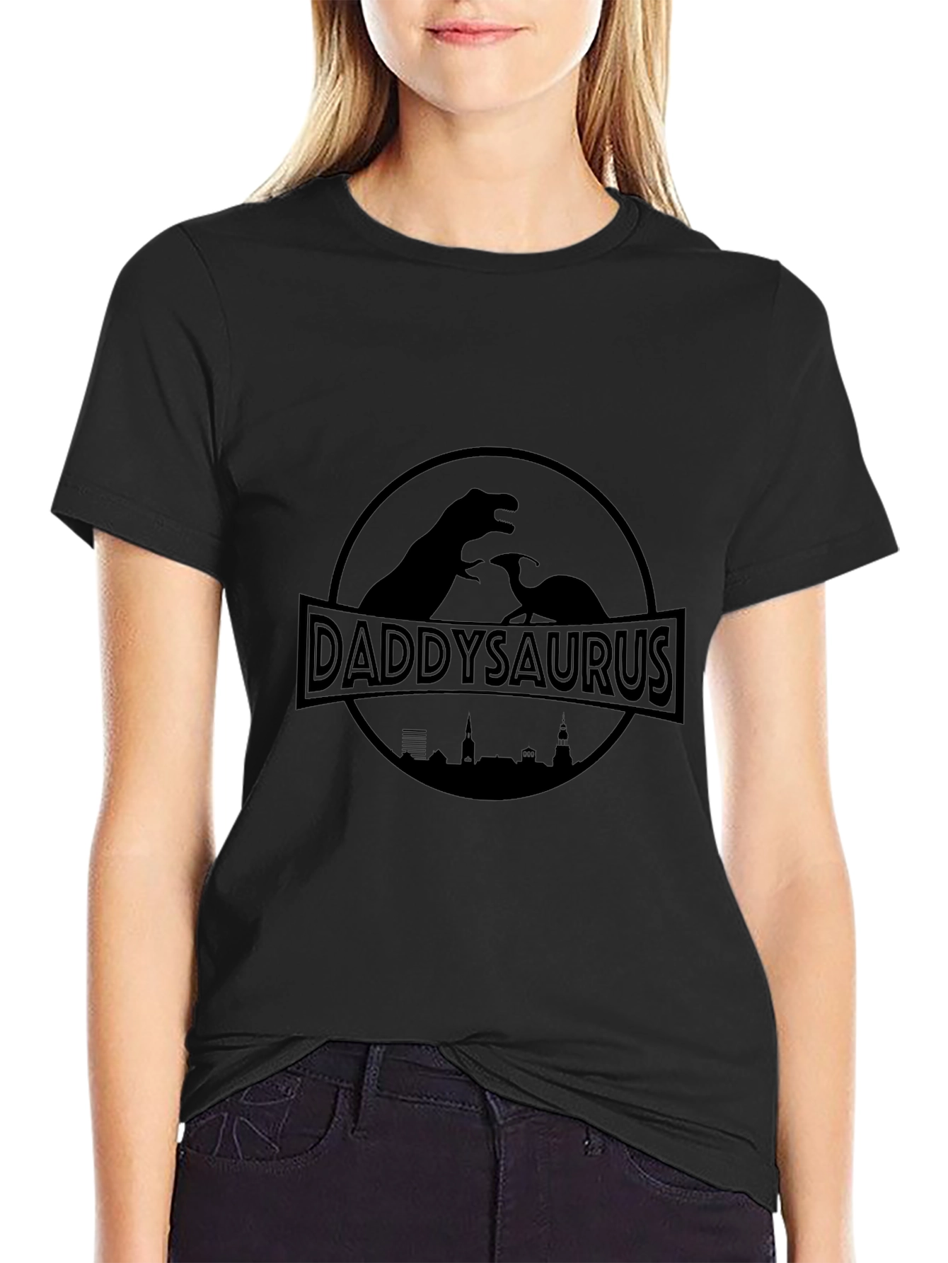 Daddysaurus Dinosaur Fathers Day T-Shirt