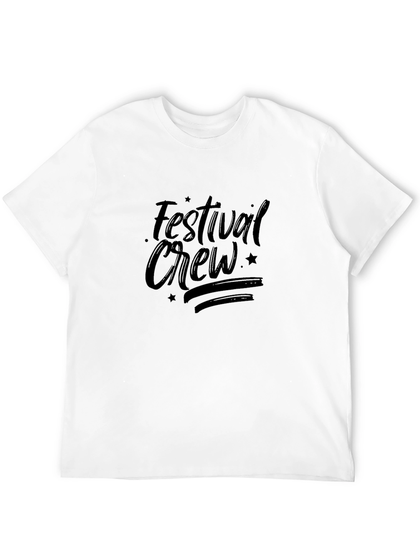 Festival Crew Black Graphic Tee