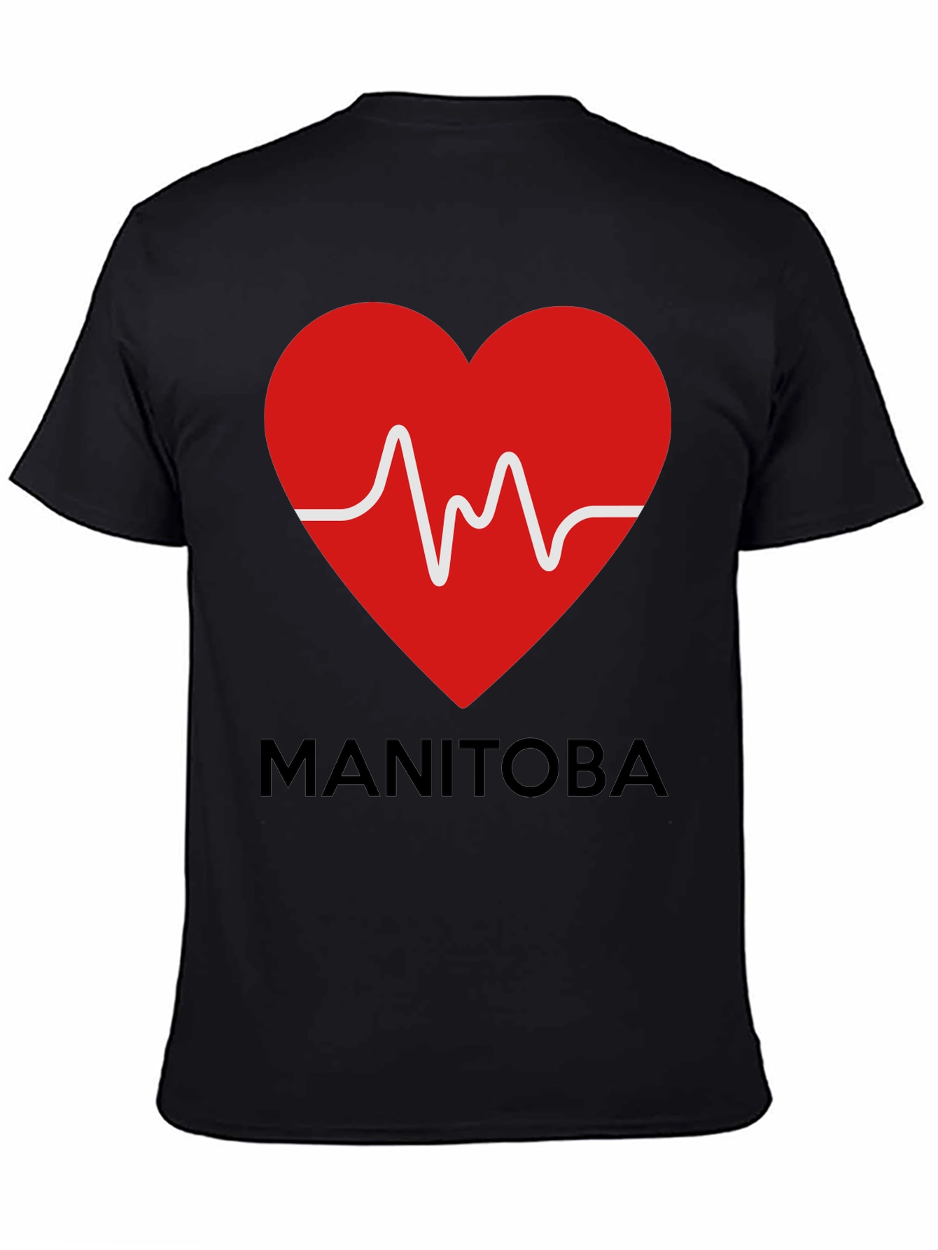 Manitoba Heartbeat T-Shirt - Show Your Provincial Pride!