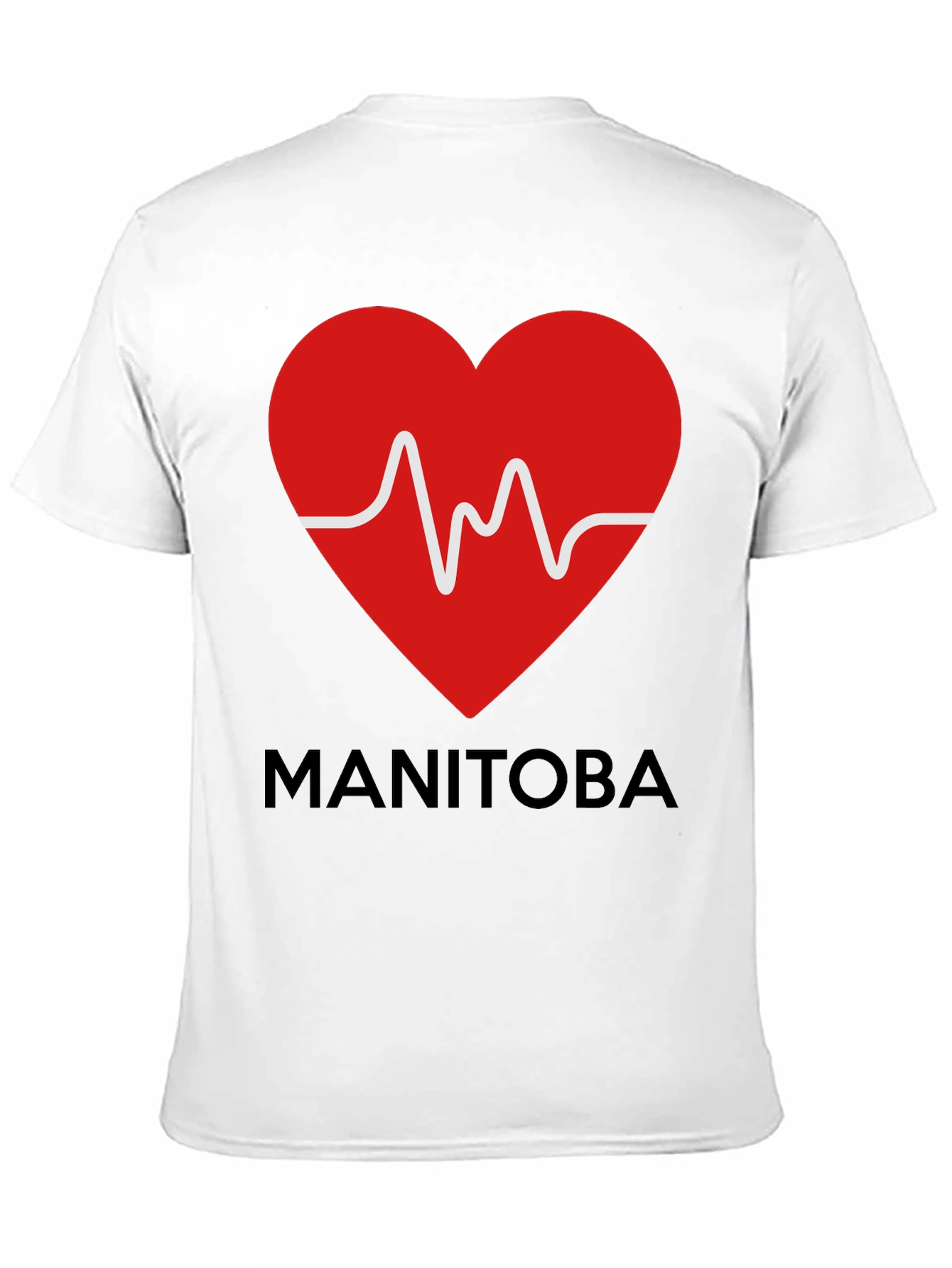 Manitoba Heartbeat T-Shirt - Show Your Provincial Pride!