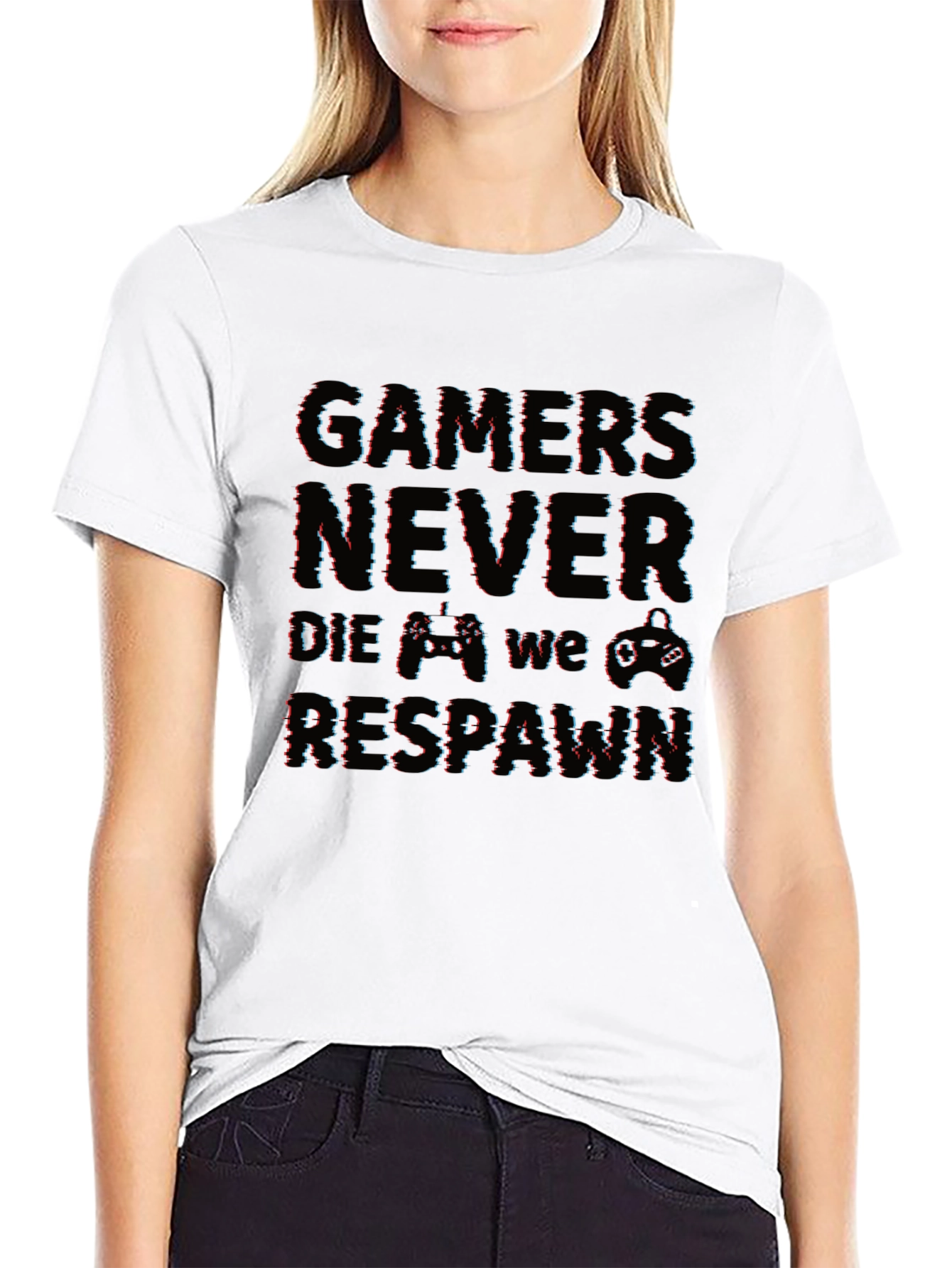 Gamers Never Die T-Shirt - Funny Video Game Tee