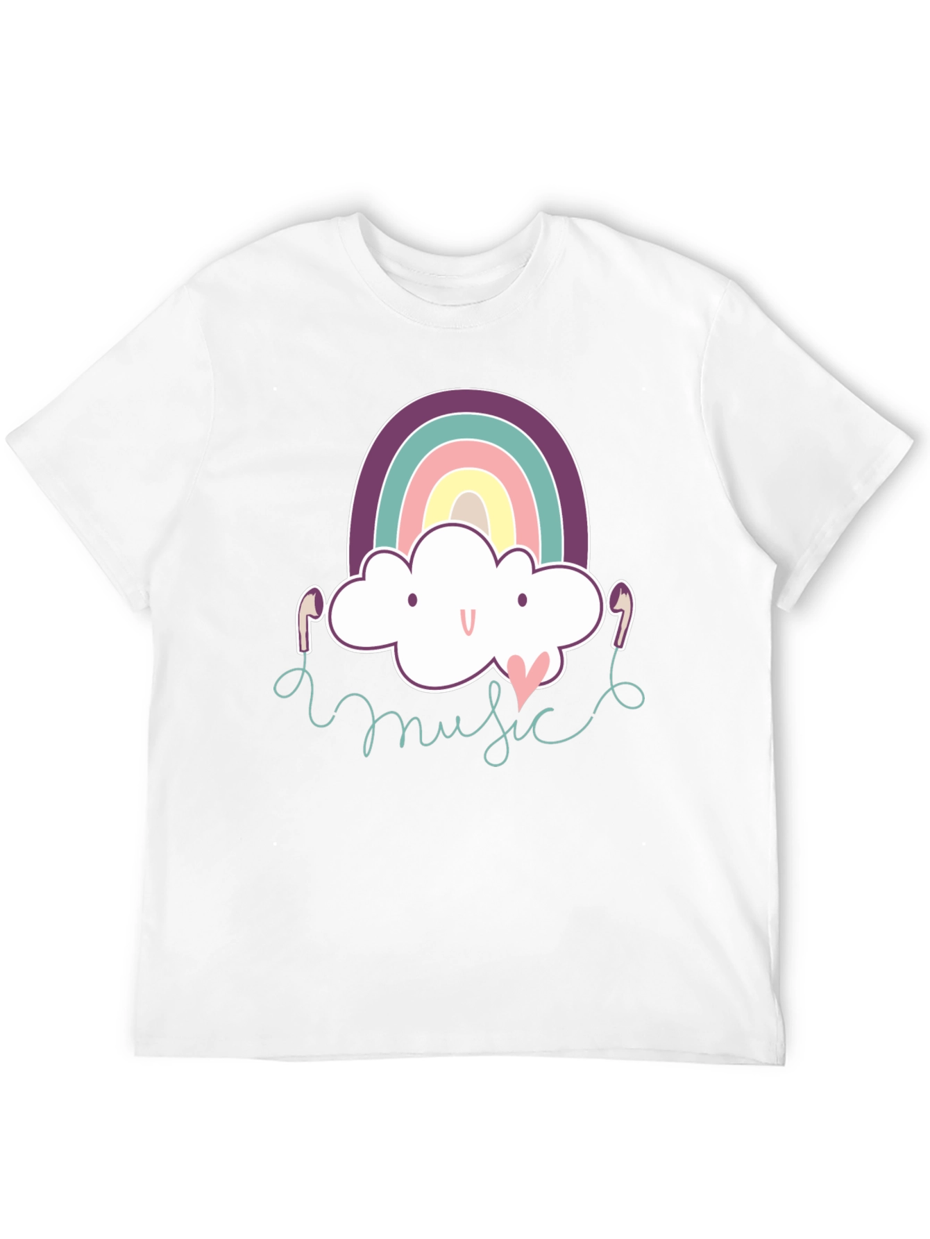 Rainbow Cloud Music T-Shirt