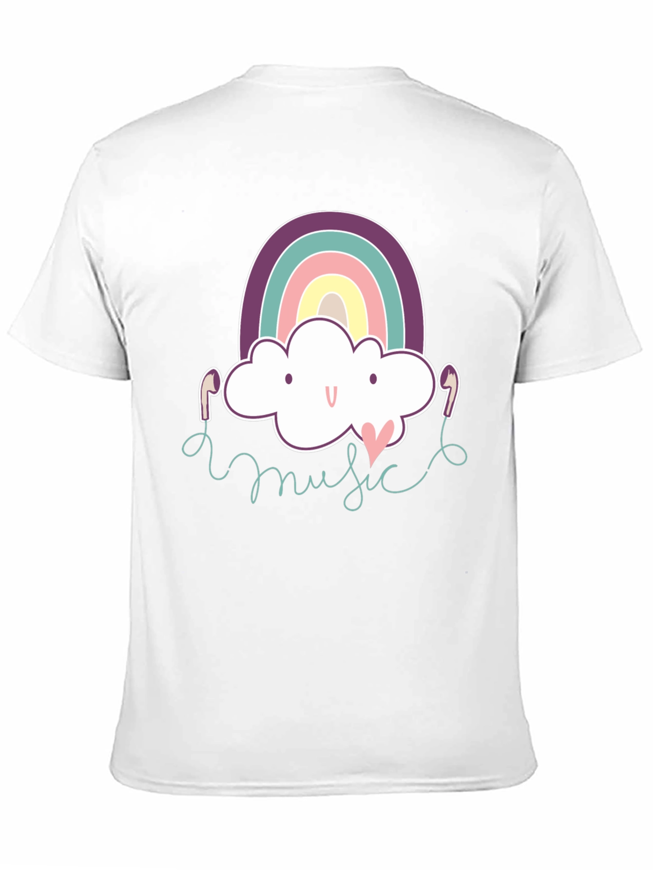 Rainbow Cloud Music T-Shirt