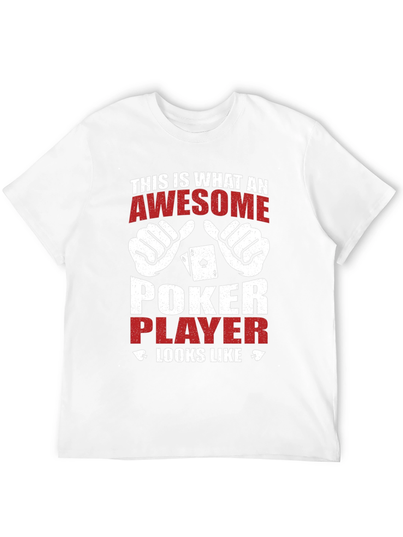 Awesome Poker Player Graphic T-Shirt