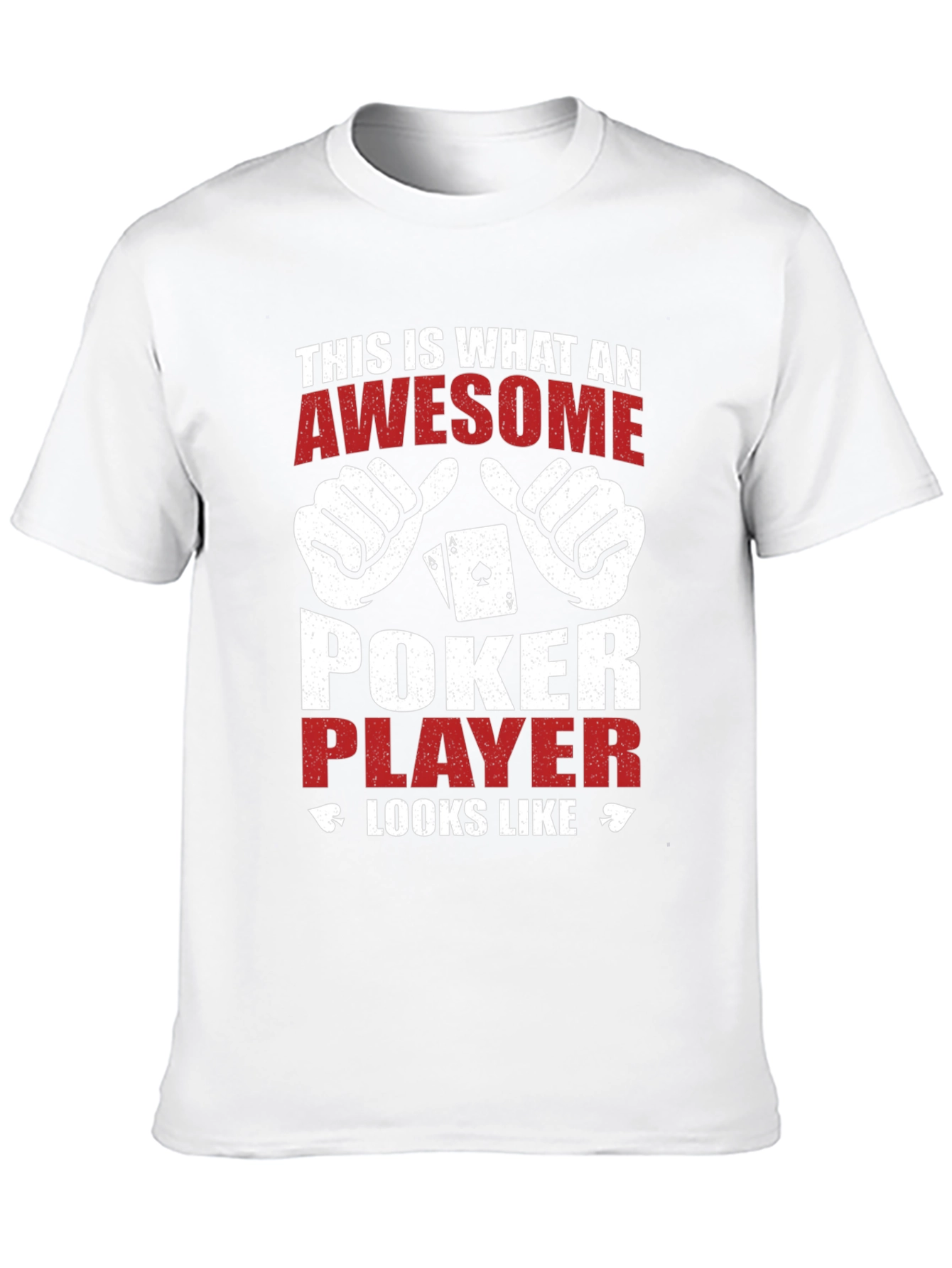 Awesome Poker Player Graphic T-Shirt