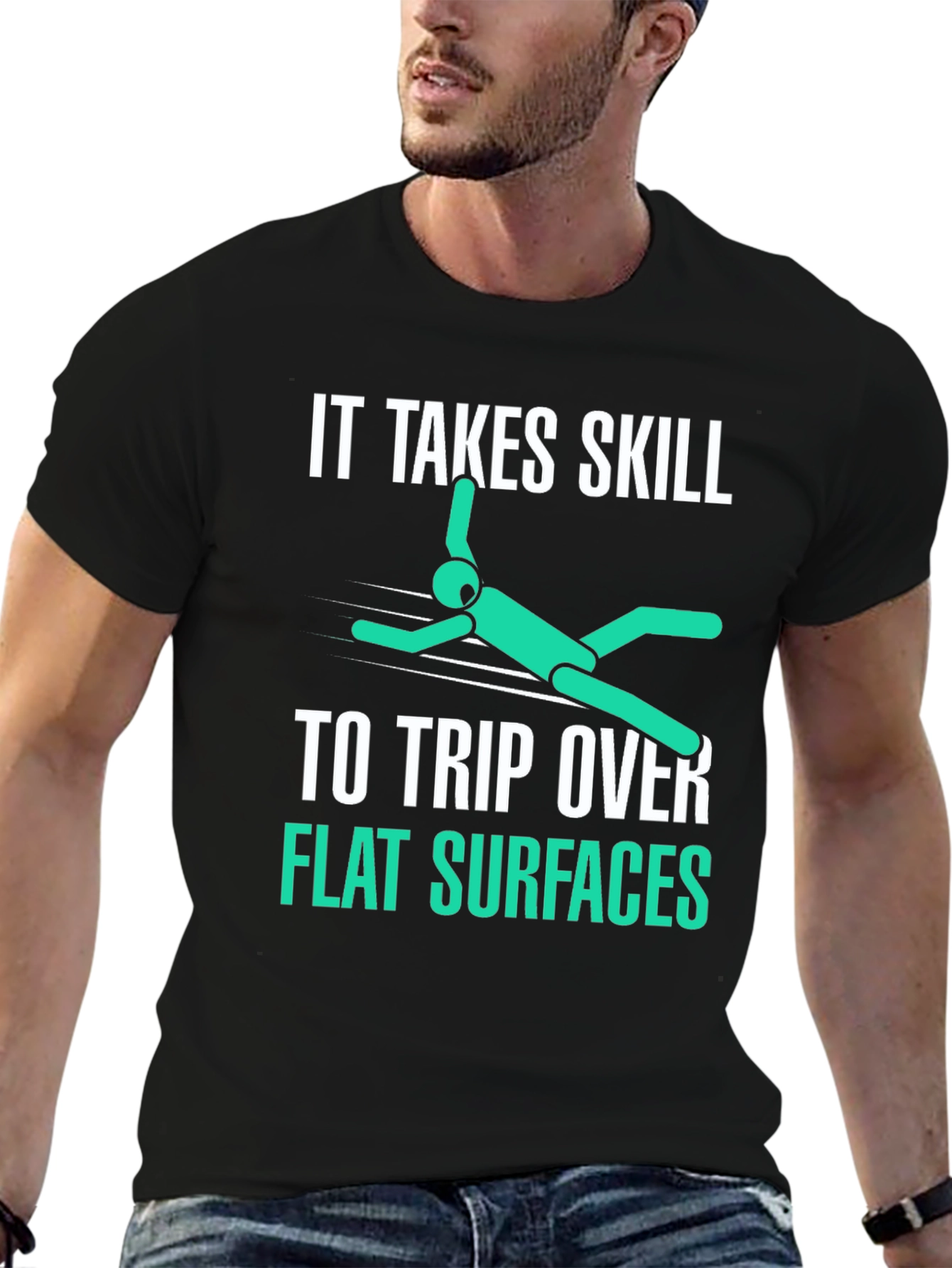 Skillful Tripping T-Shirt - Funny Graphic Tee