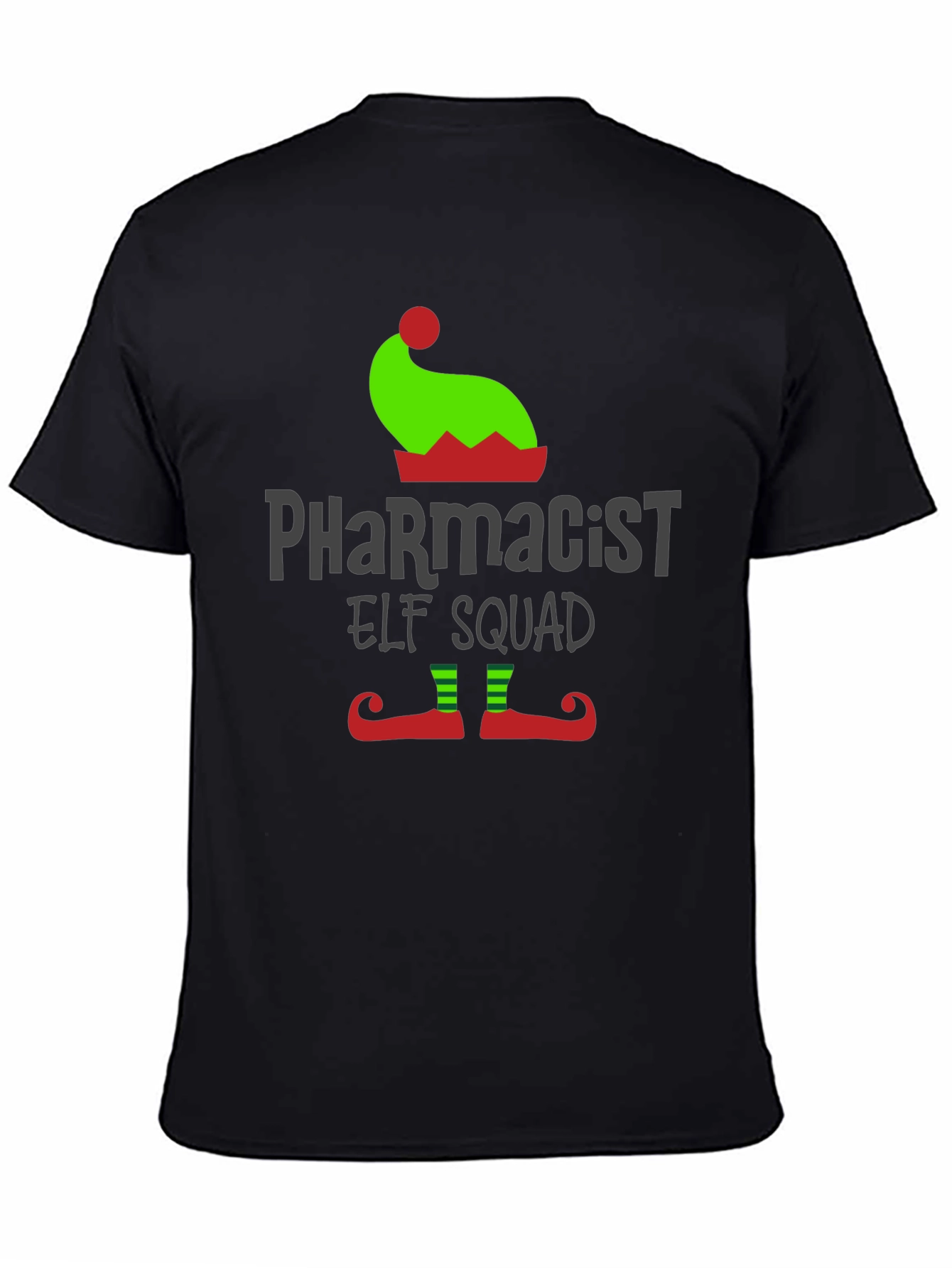 Pharmacist Elf Squad Christmas T-Shirt