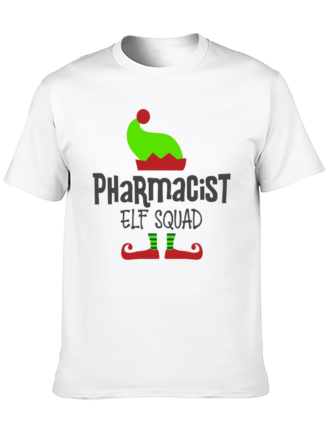 Pharmacist Elf Squad Christmas T-Shirt