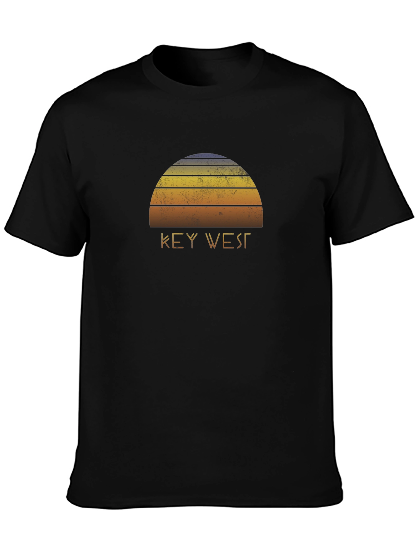 Key West Sunset Graphic Tee - Retro Style Shirt