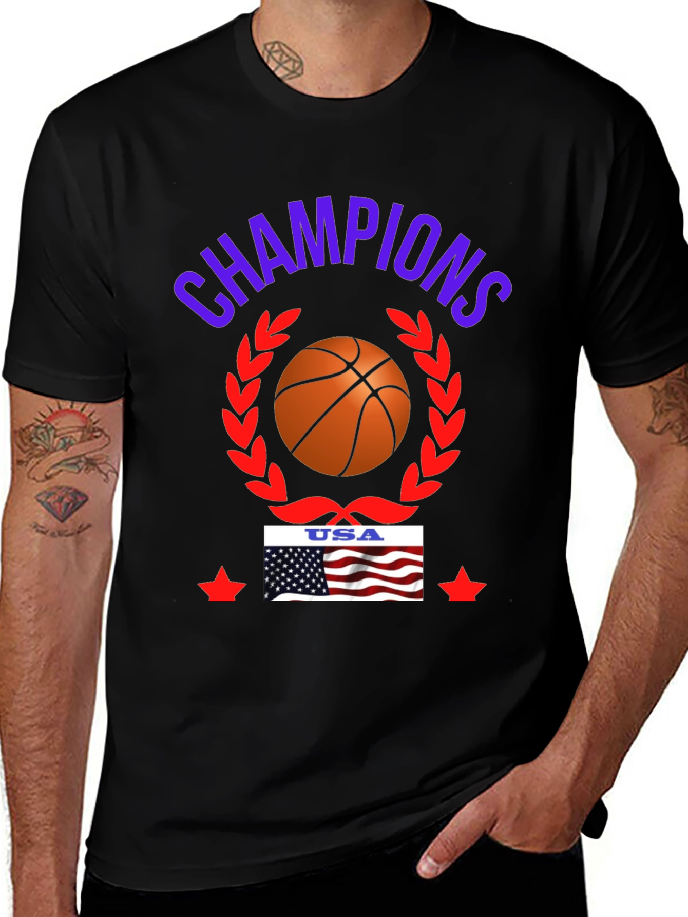 Basketball USA Champions T-Shirt