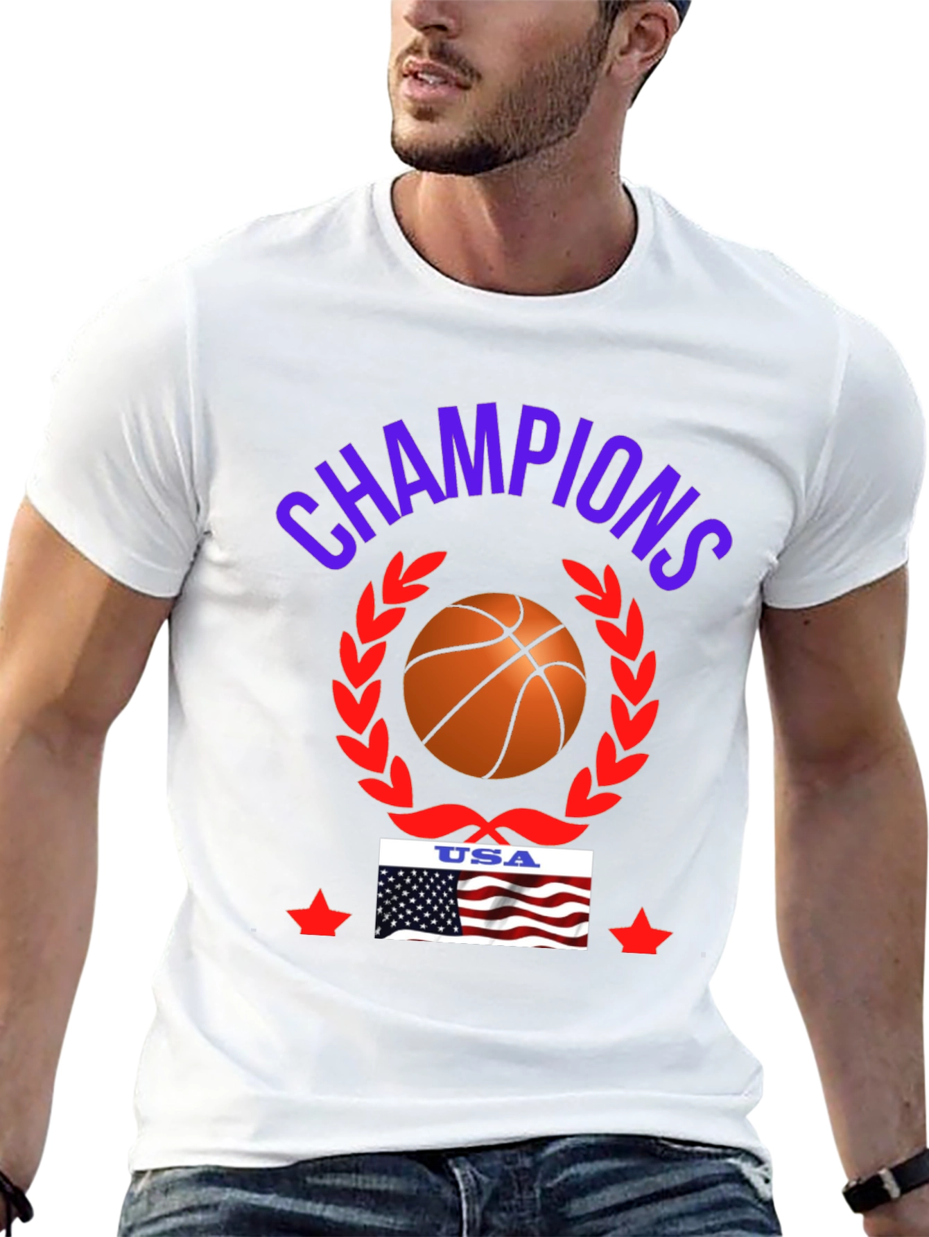 Basketball USA Champions T-Shirt
