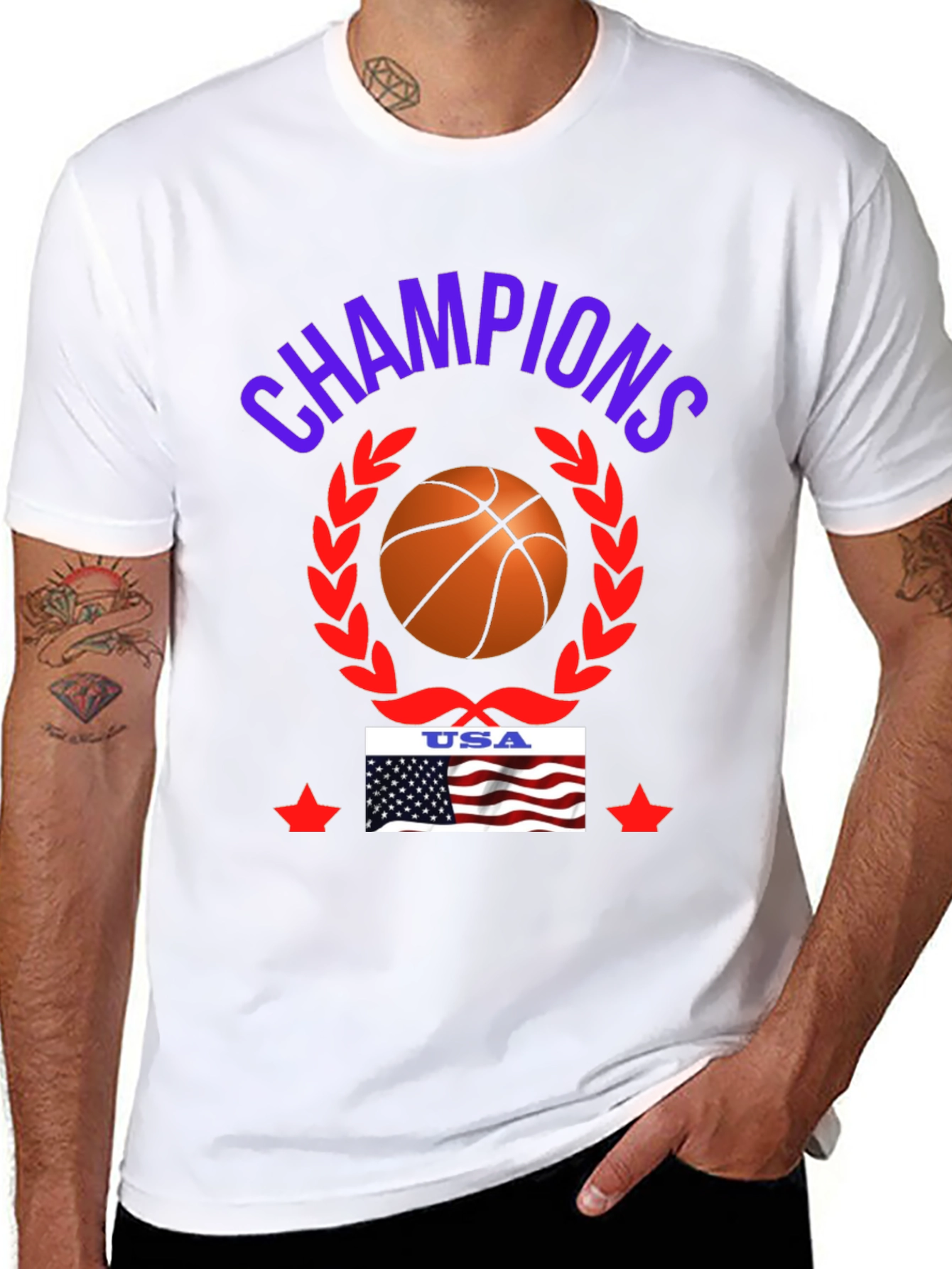 Basketball USA Champions T-Shirt