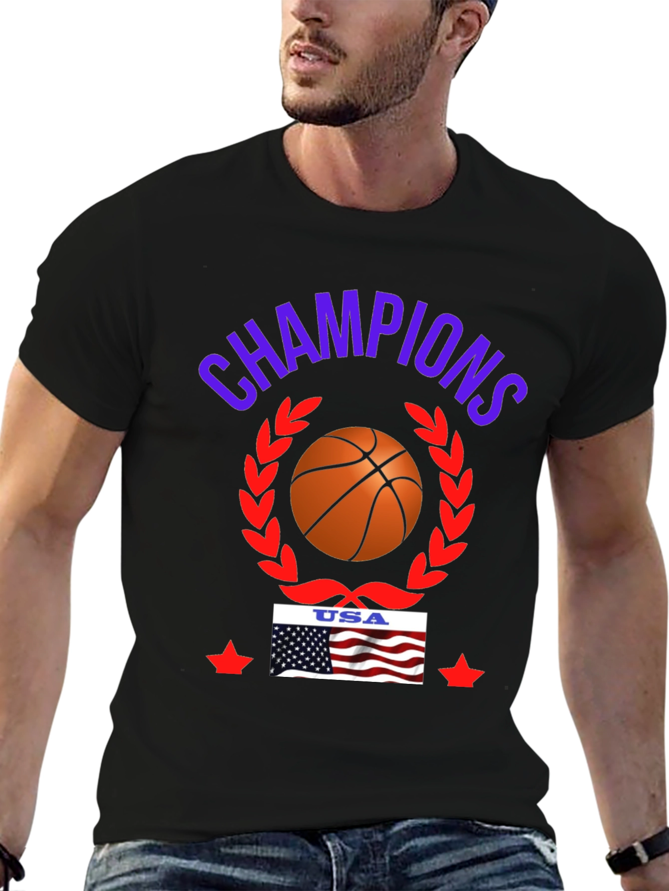 Basketball USA Champions T-Shirt