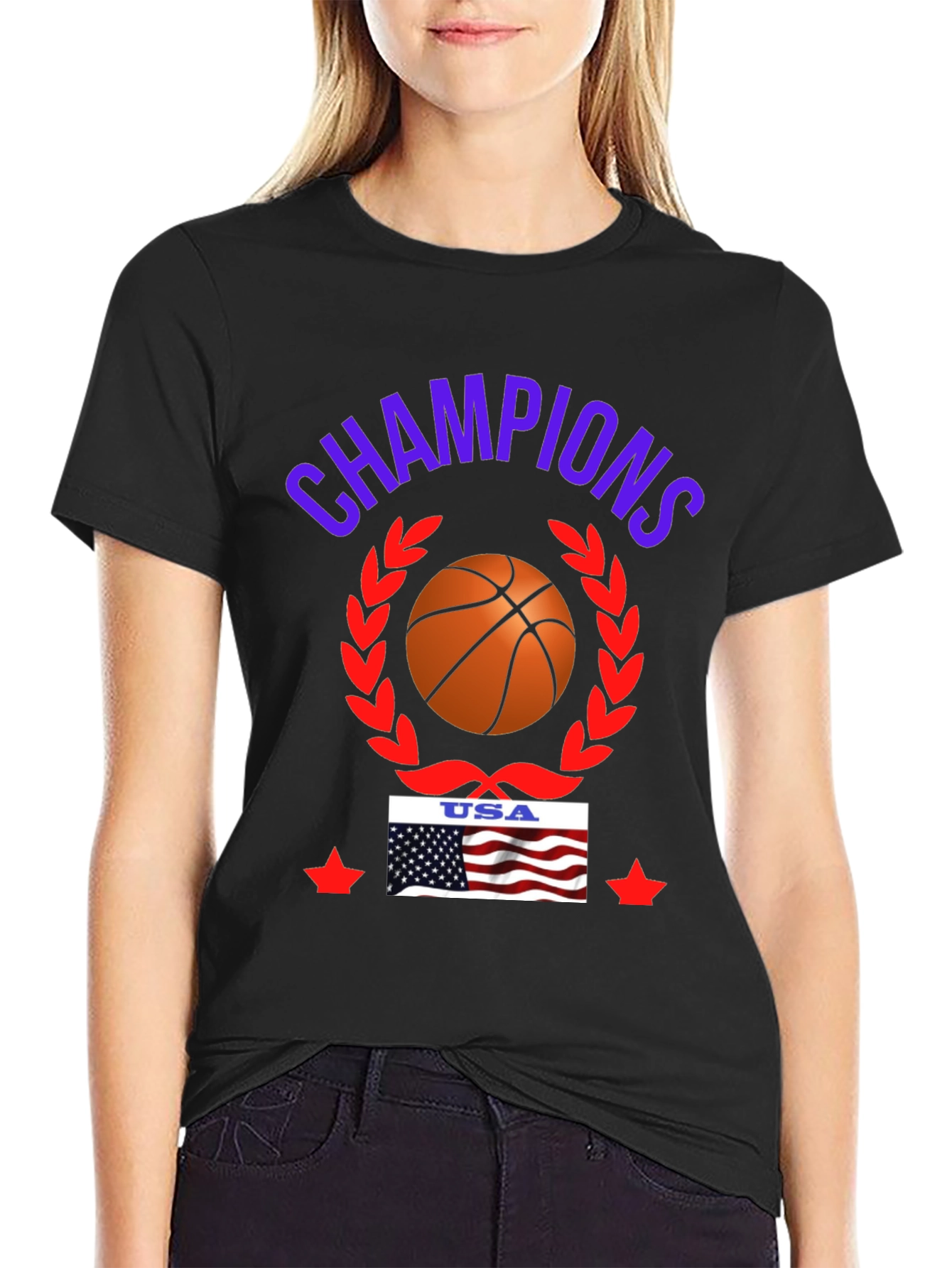 Basketball USA Champions T-Shirt