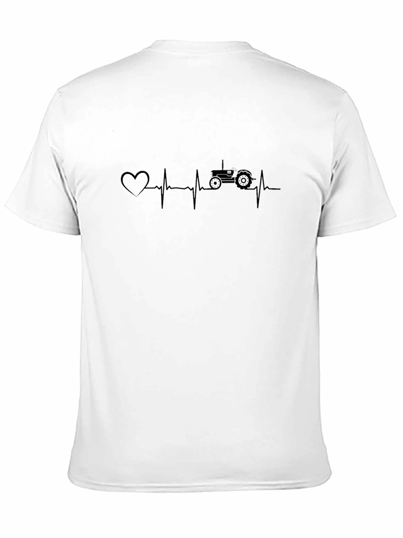 Heartbeat Tractor T-Shirt - Farmers Life