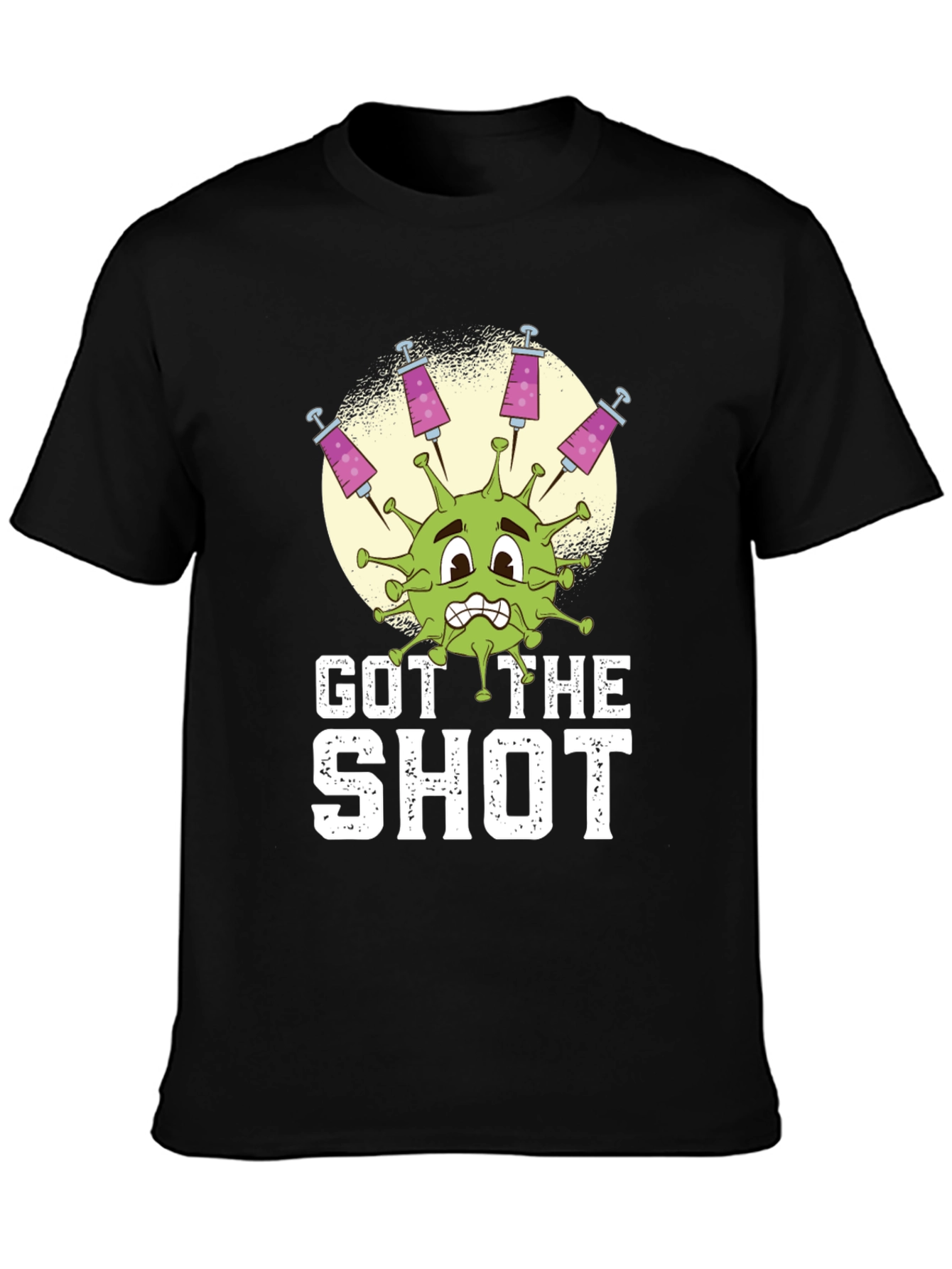 Got The Shot Graphic Tee - Funny Vaccine T-Shirt
