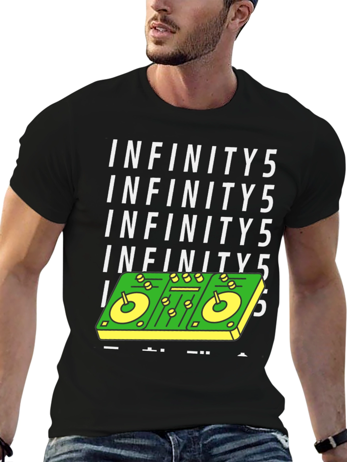 Infinity5 DJ Mixer Graphic Tee