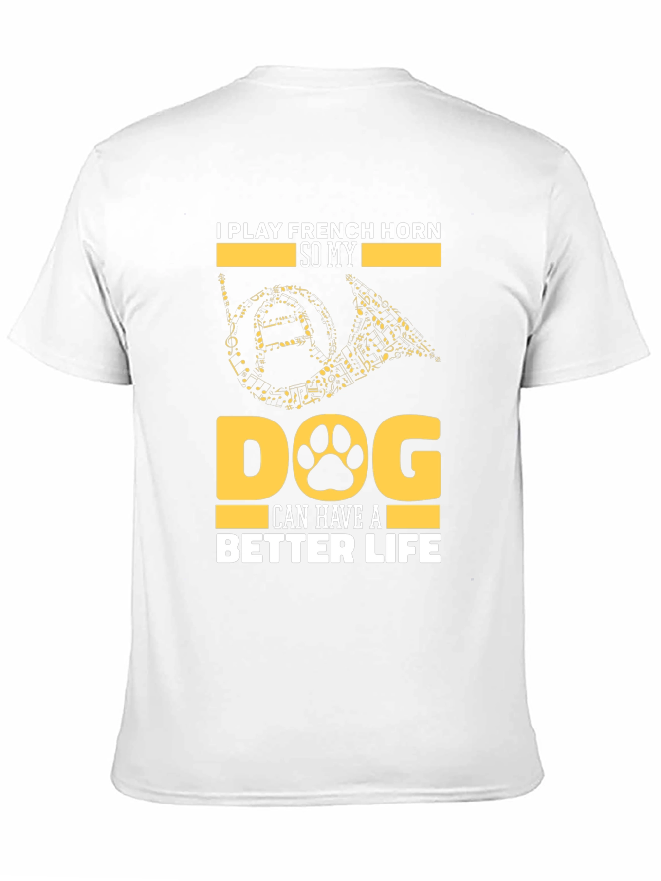 French Horn Dog Lover T-Shirt