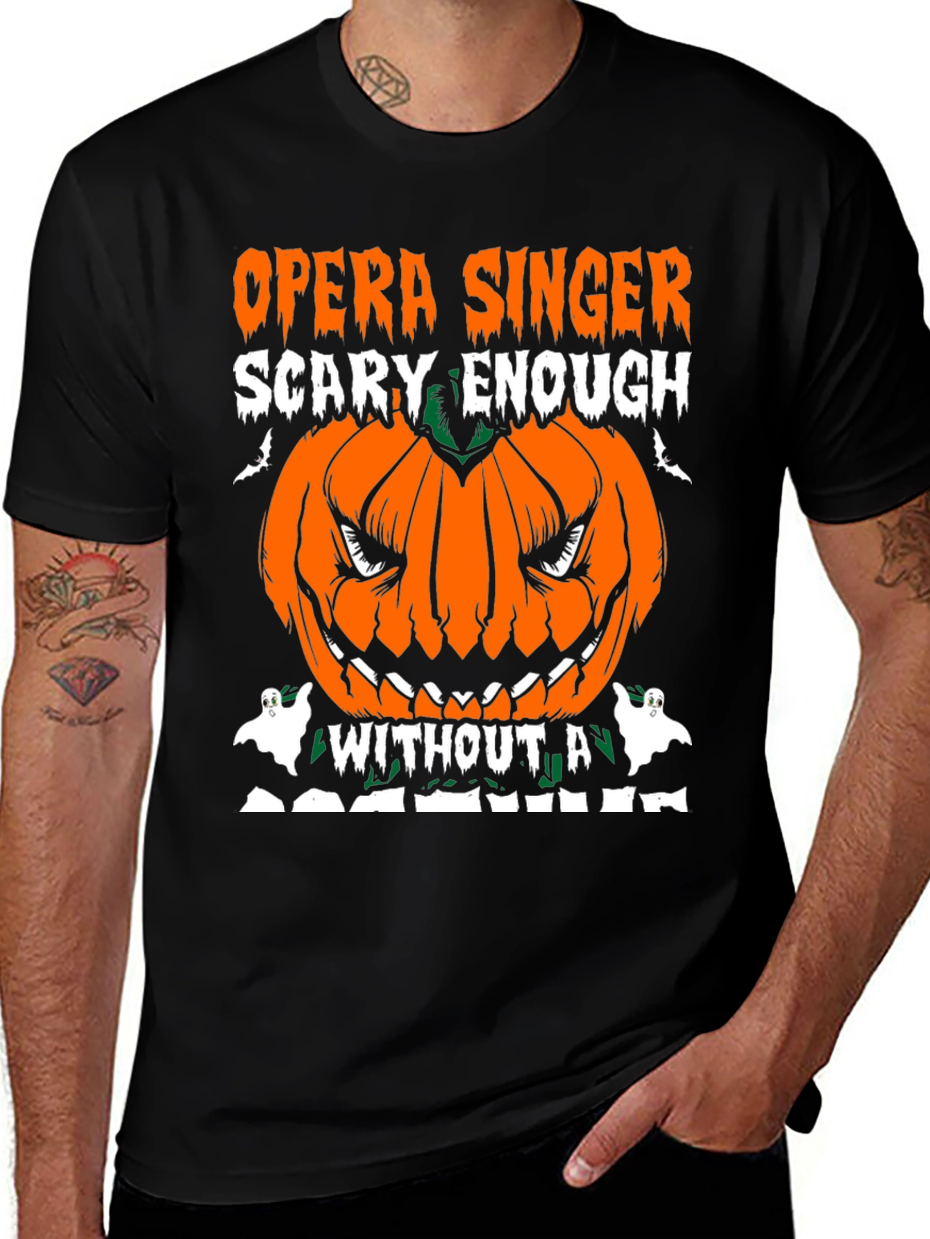 Opera Singer Scary Enough Halloween T-Shirt