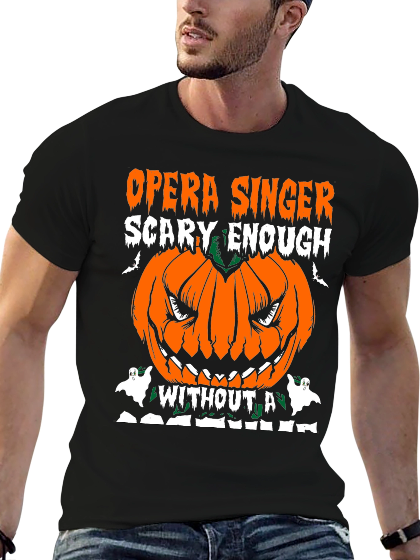 Opera Singer Scary Enough Halloween T-Shirt