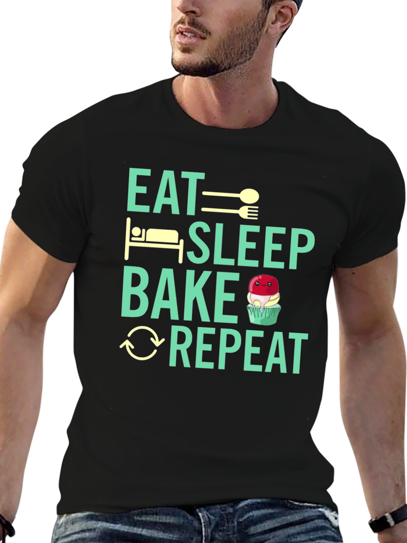 Eat Sleep Bake Repeat T-Shirt