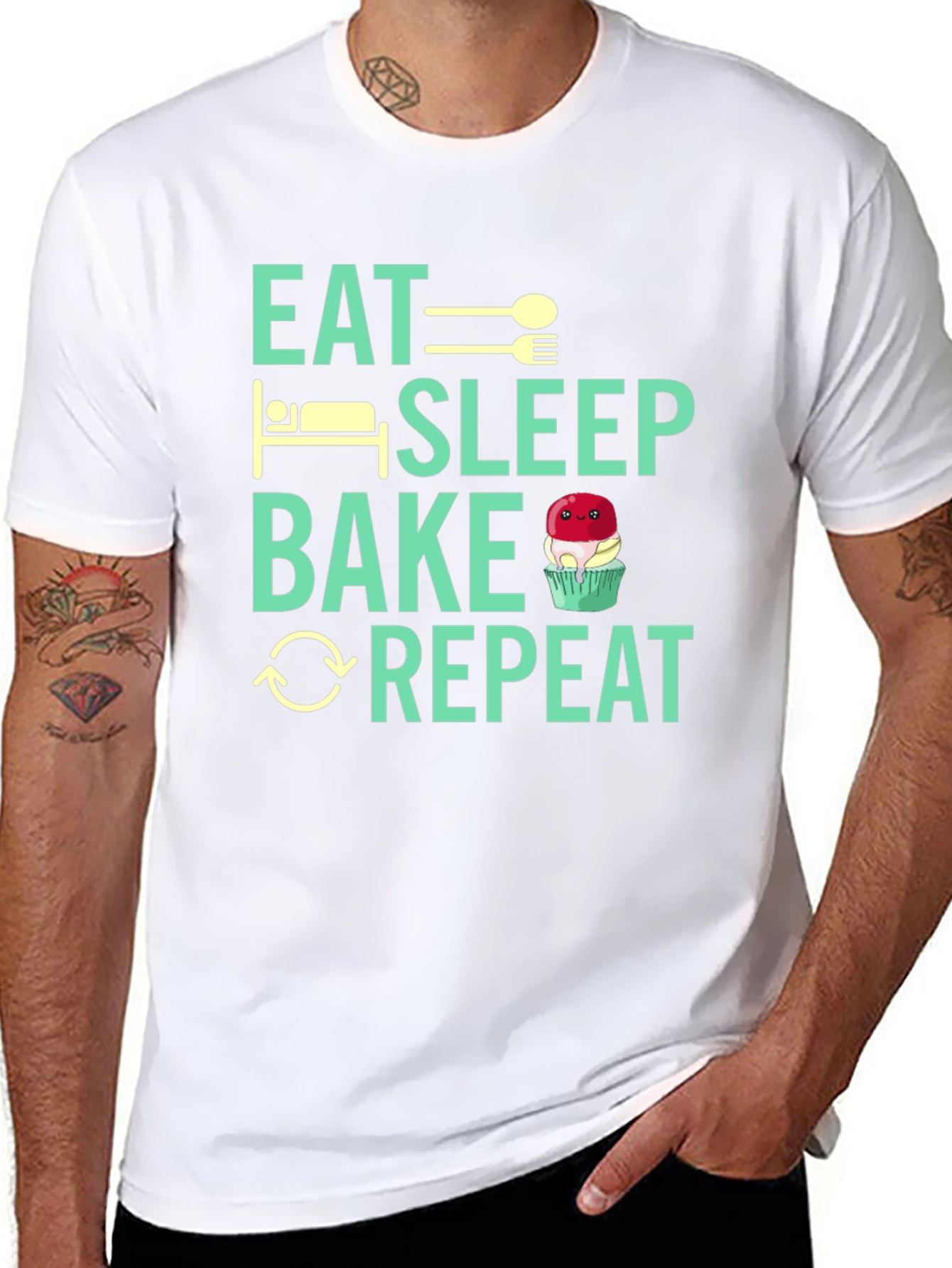 Eat Sleep Bake Repeat T-Shirt