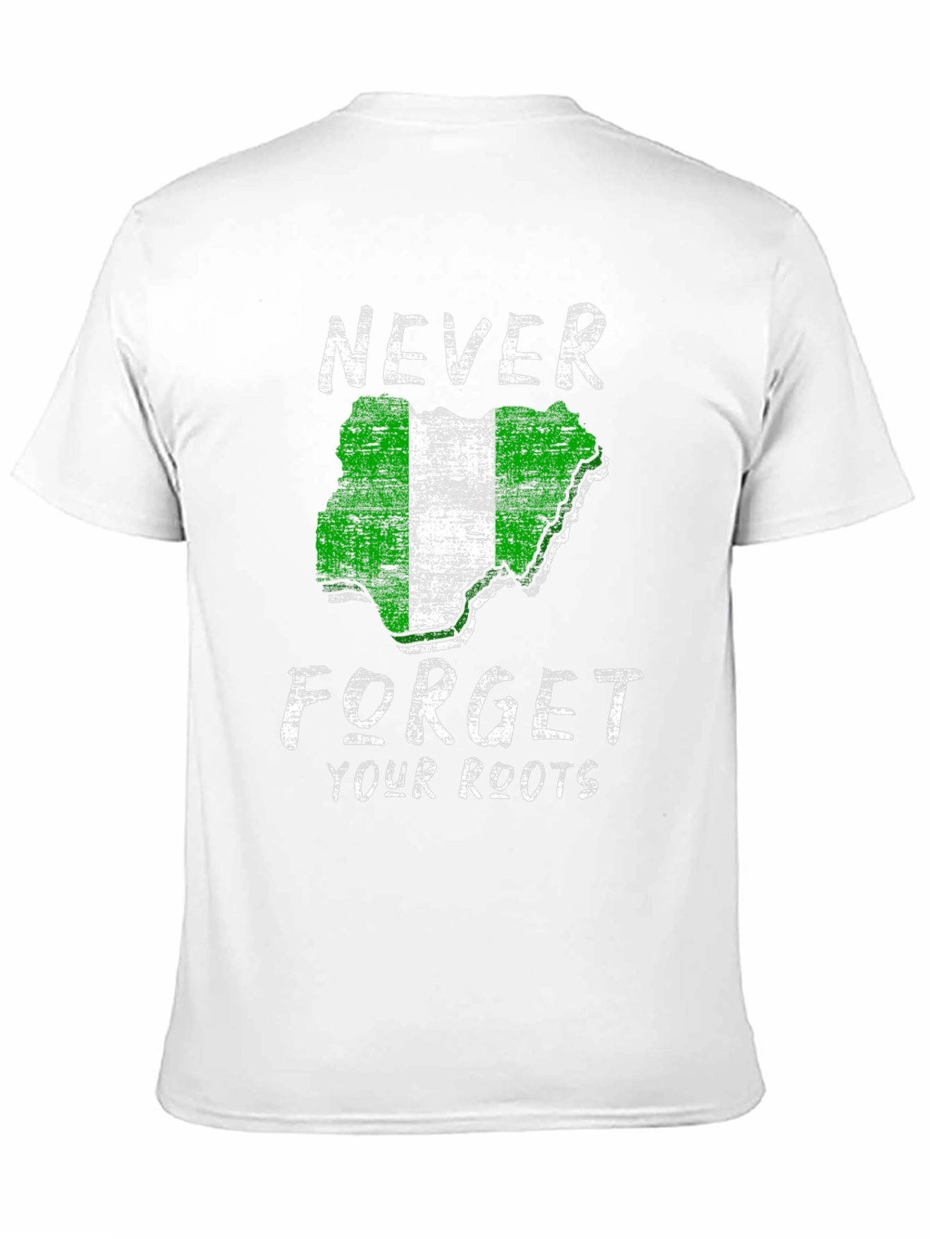 Nigeria Roots T-Shirt - Black Pride Tee
