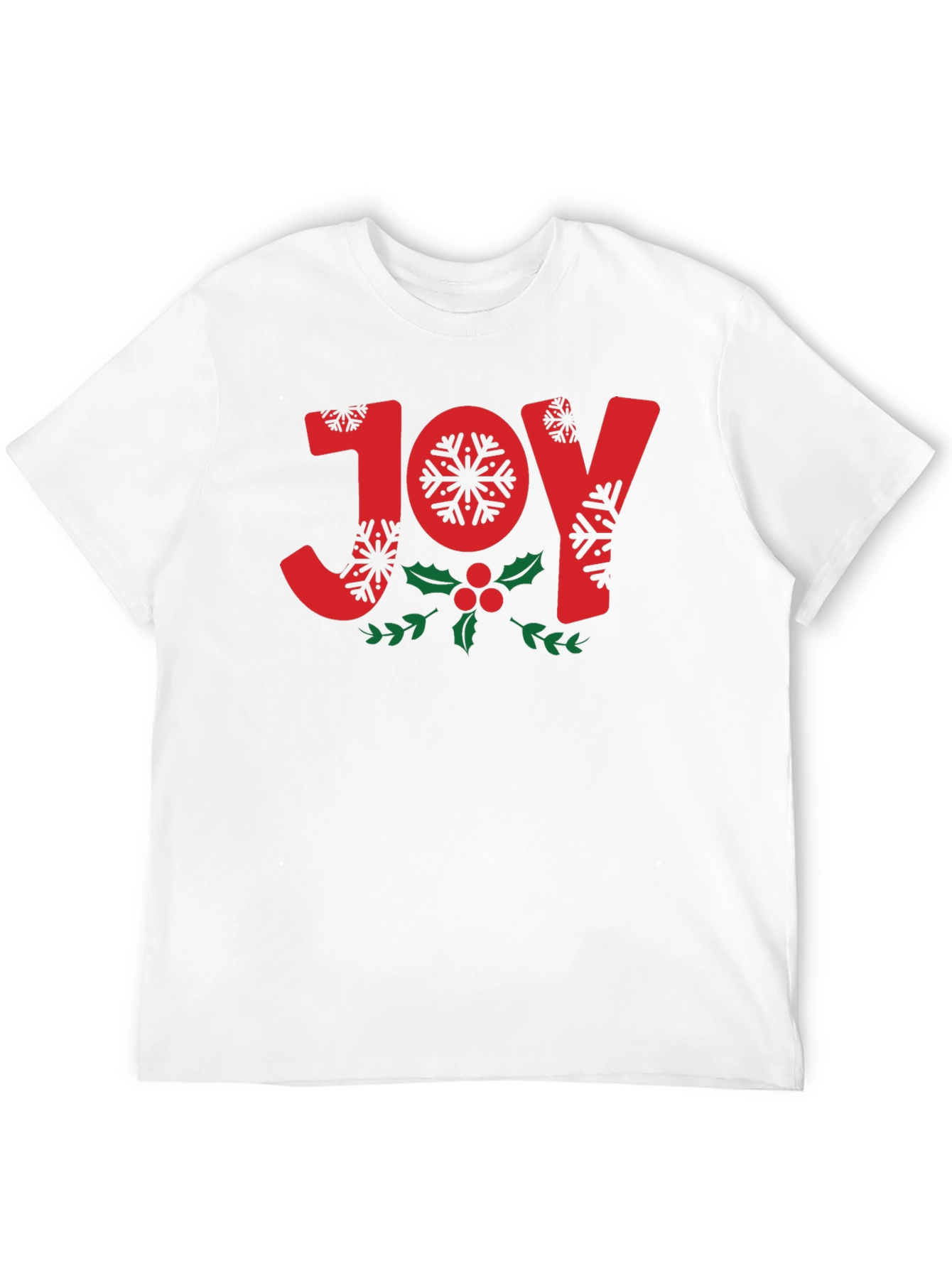 Joy Snowflake Holiday T-Shirt