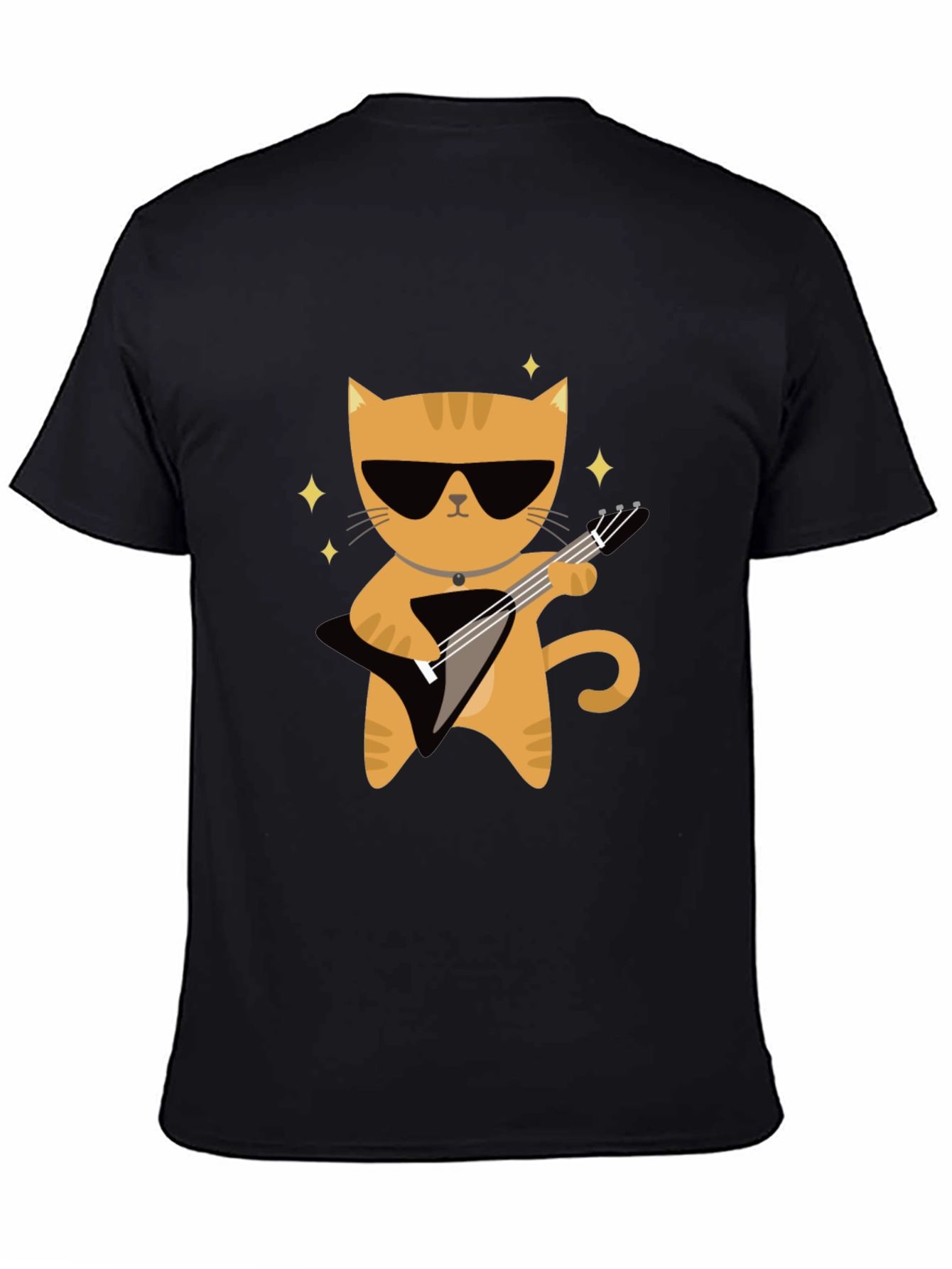 Cool Cat Guitarist T-Shirt