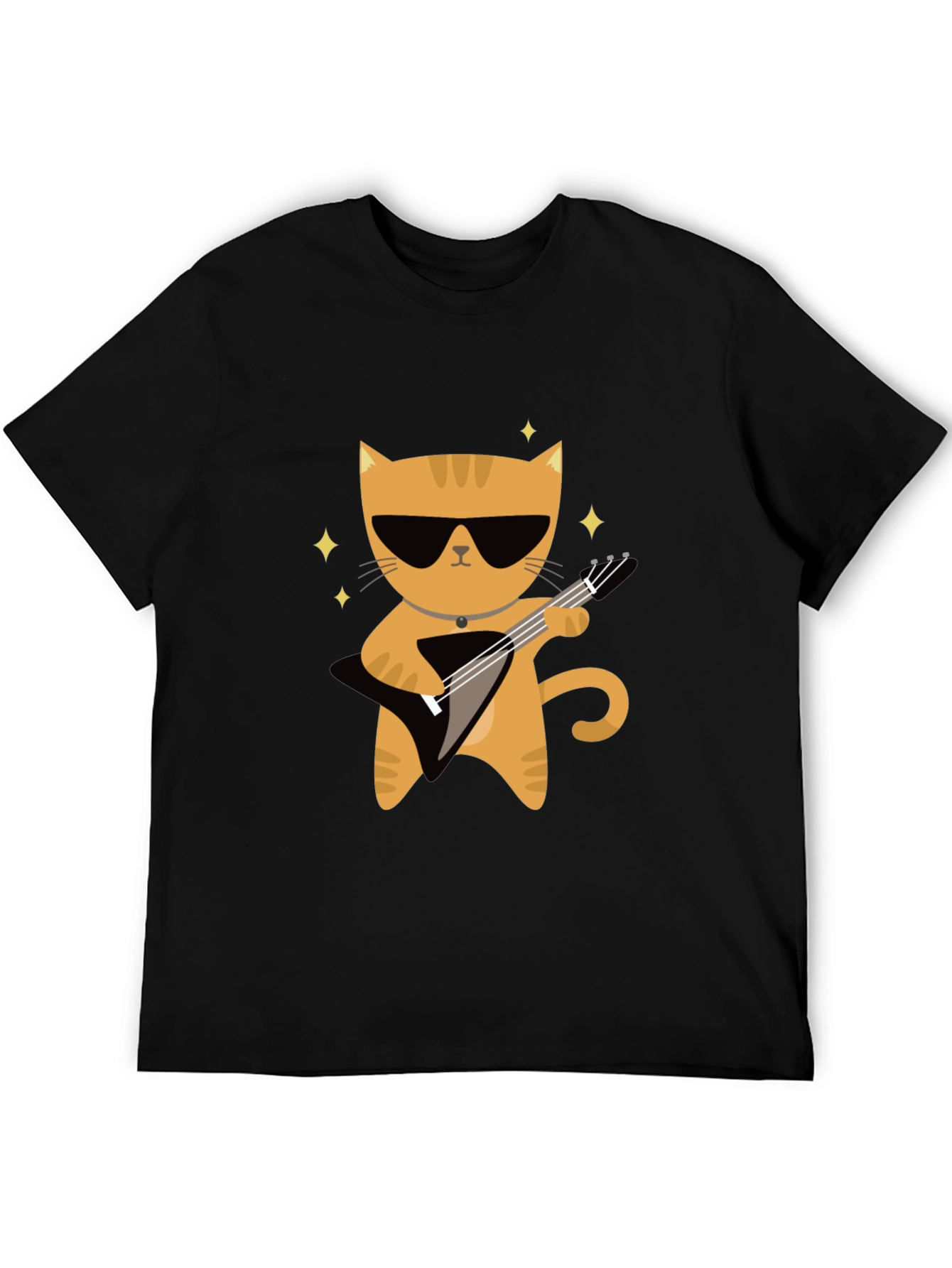 Cool Cat Guitarist T-Shirt