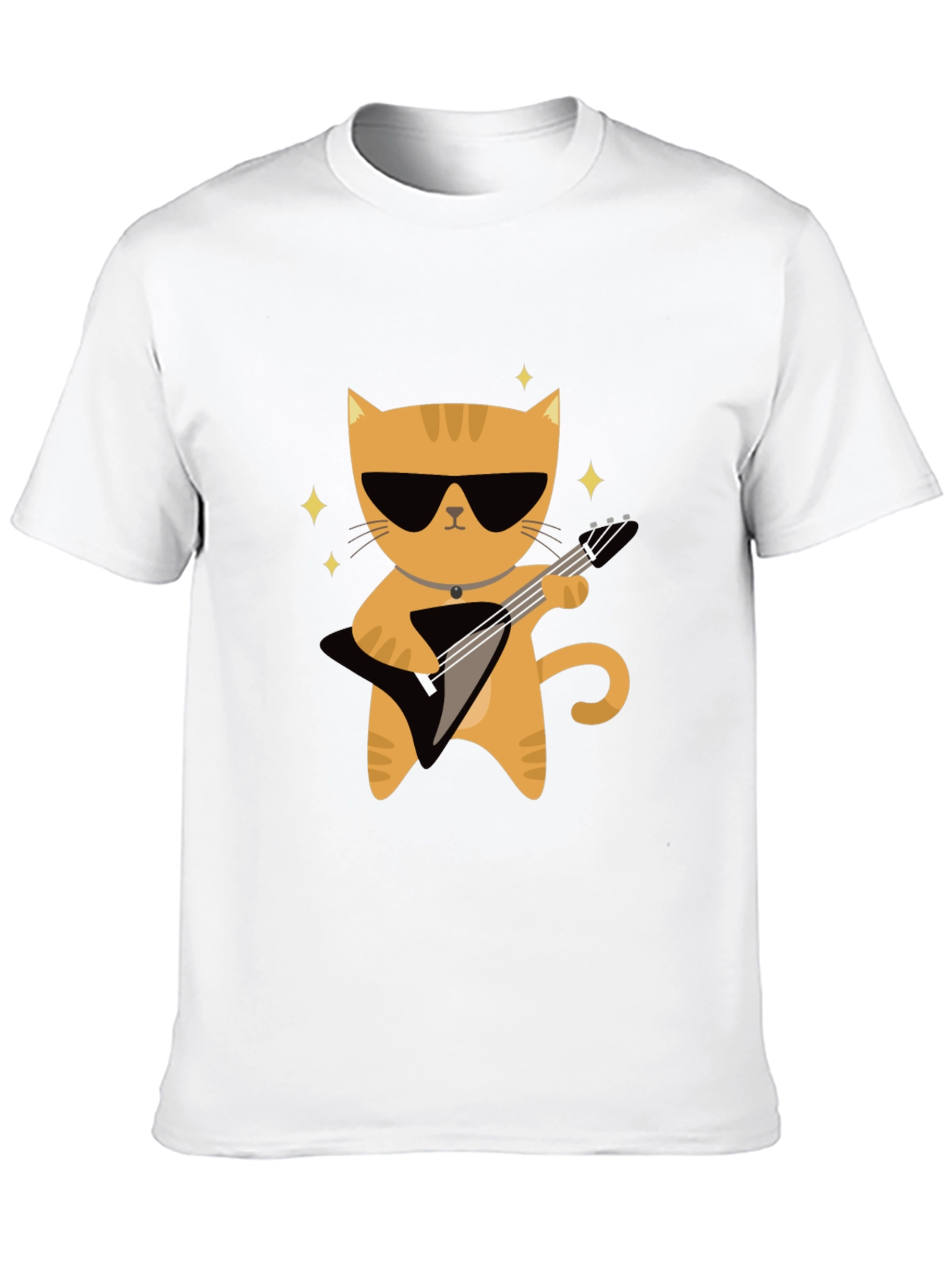 Cool Cat Guitarist T-Shirt