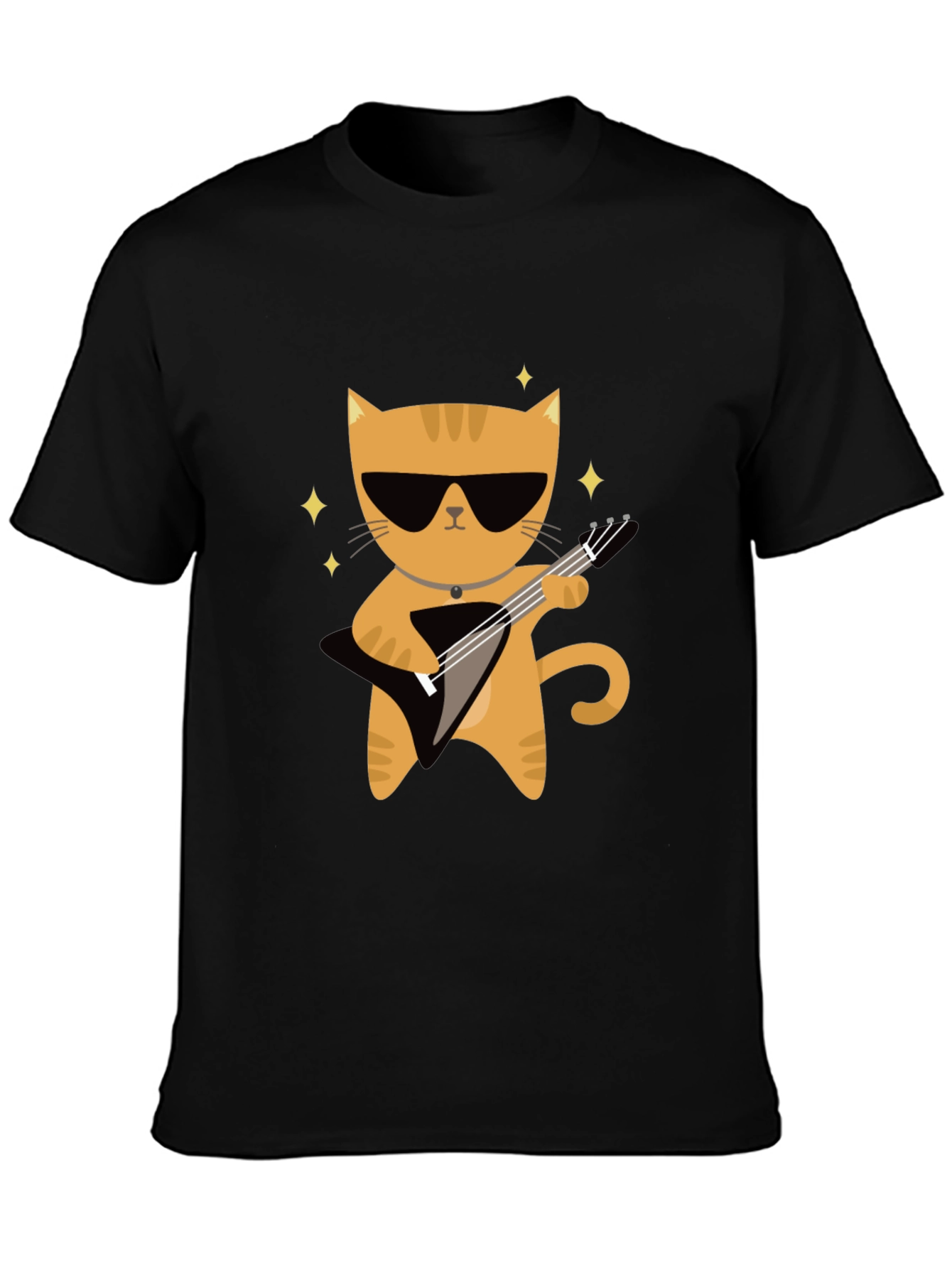 Cool Cat Guitarist T-Shirt